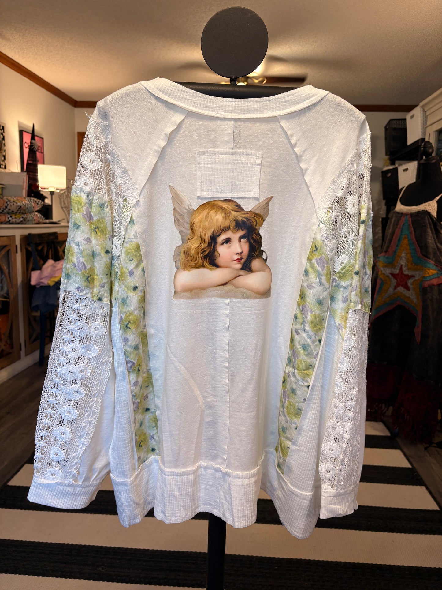 Angel Baby “Junk” Tee One Size Fits a Large to 3X Oversized