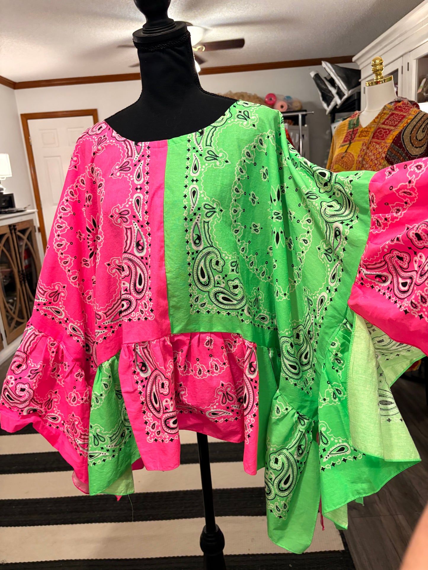 FOR LORI ONLY Bandana Top Fits a Small to 2X