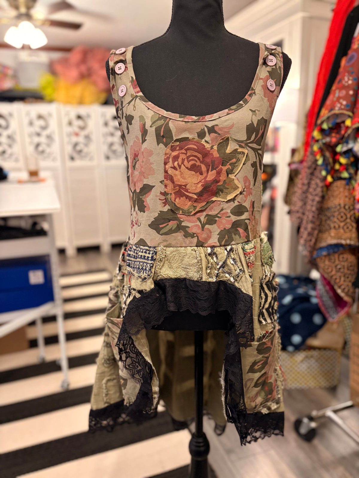 Prairie Princess Hi/Lo Overall Top