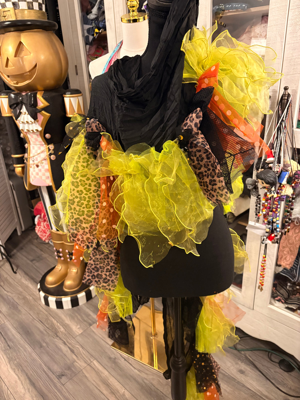 Wicked Glam Fringe Long Scarf/Boa
