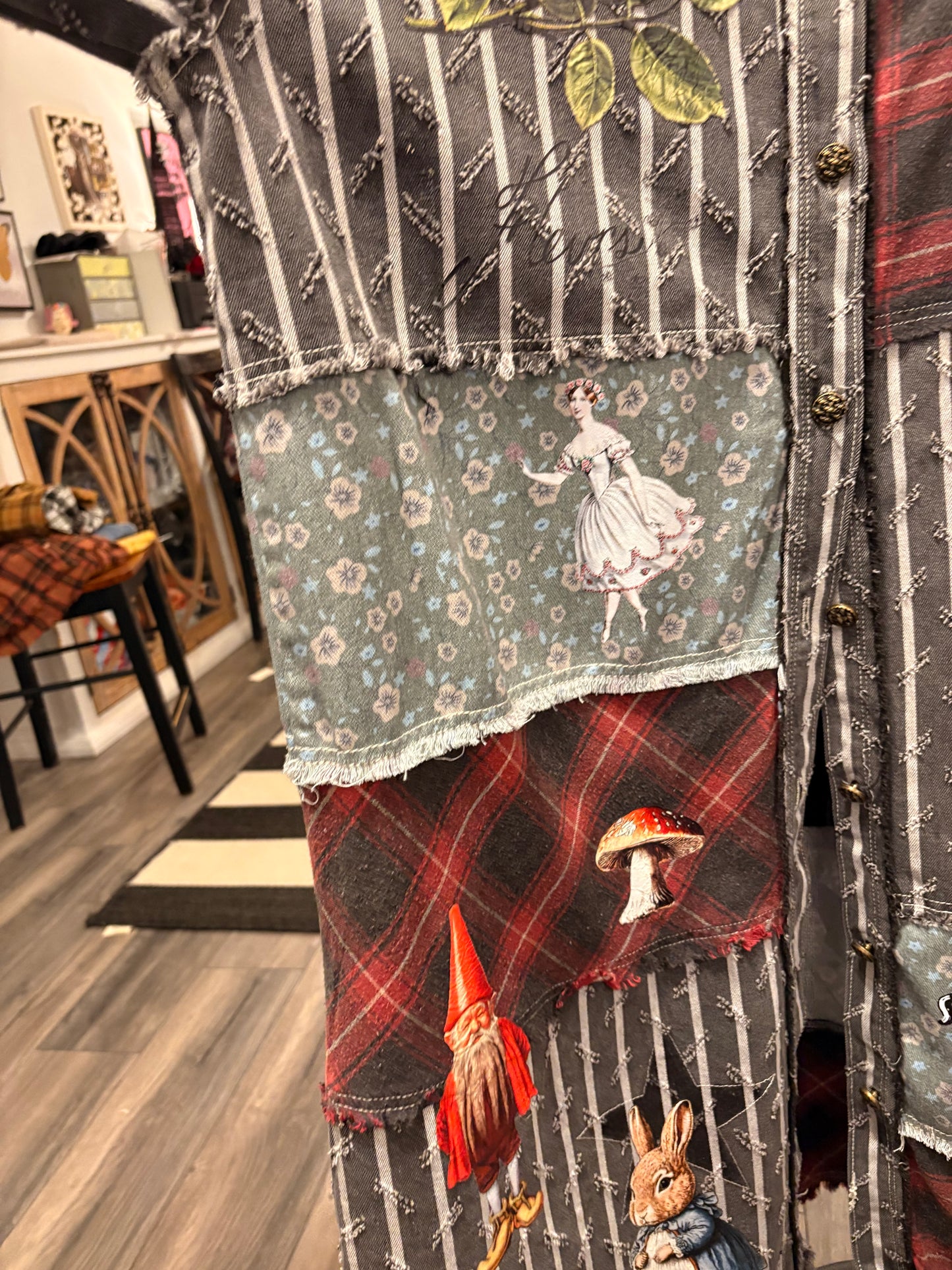 Just Be You Refashioned “Junk” Duster One Size Fits a Small to XL