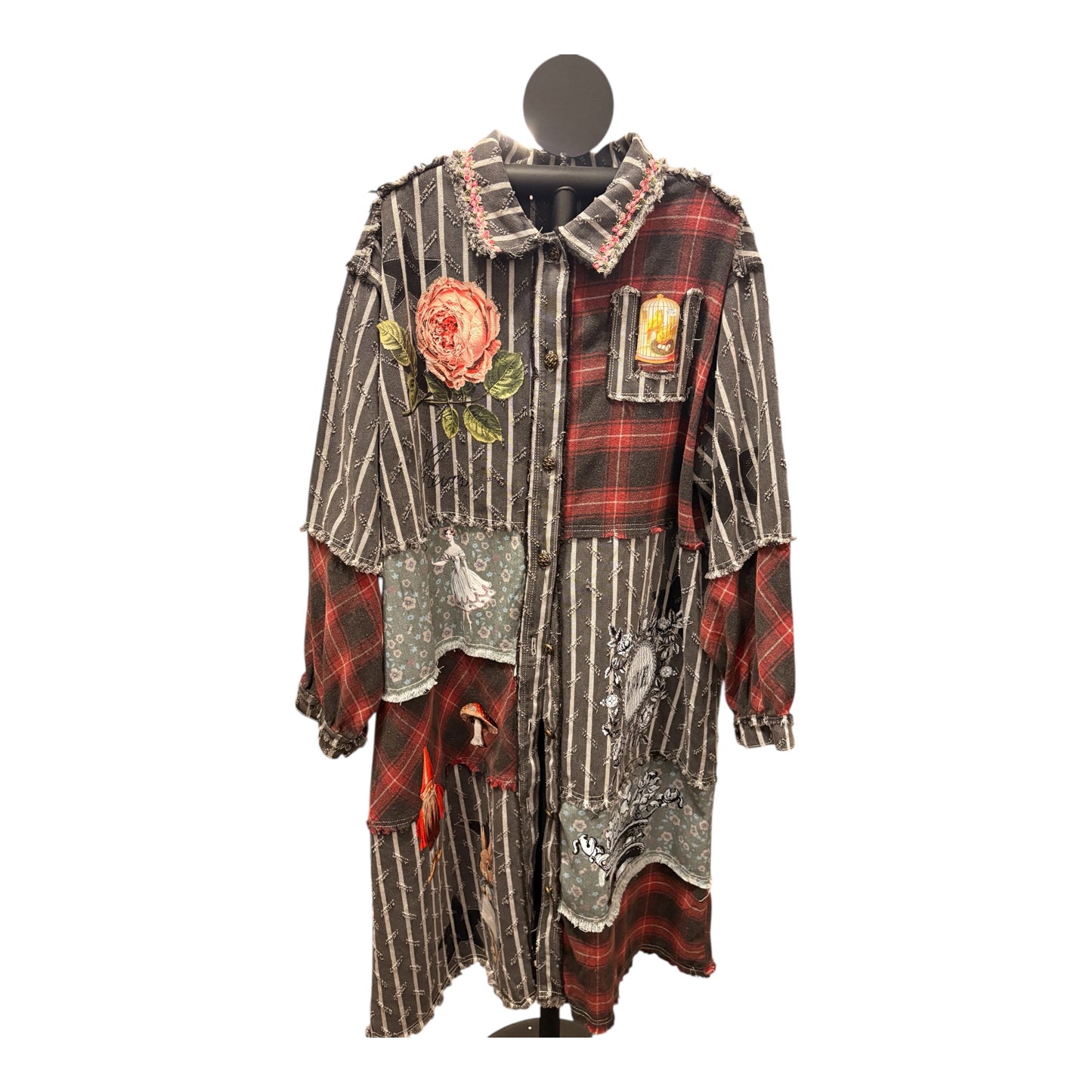 Just Be You Refashioned “Junk” Duster One Size Fits a Small to XL