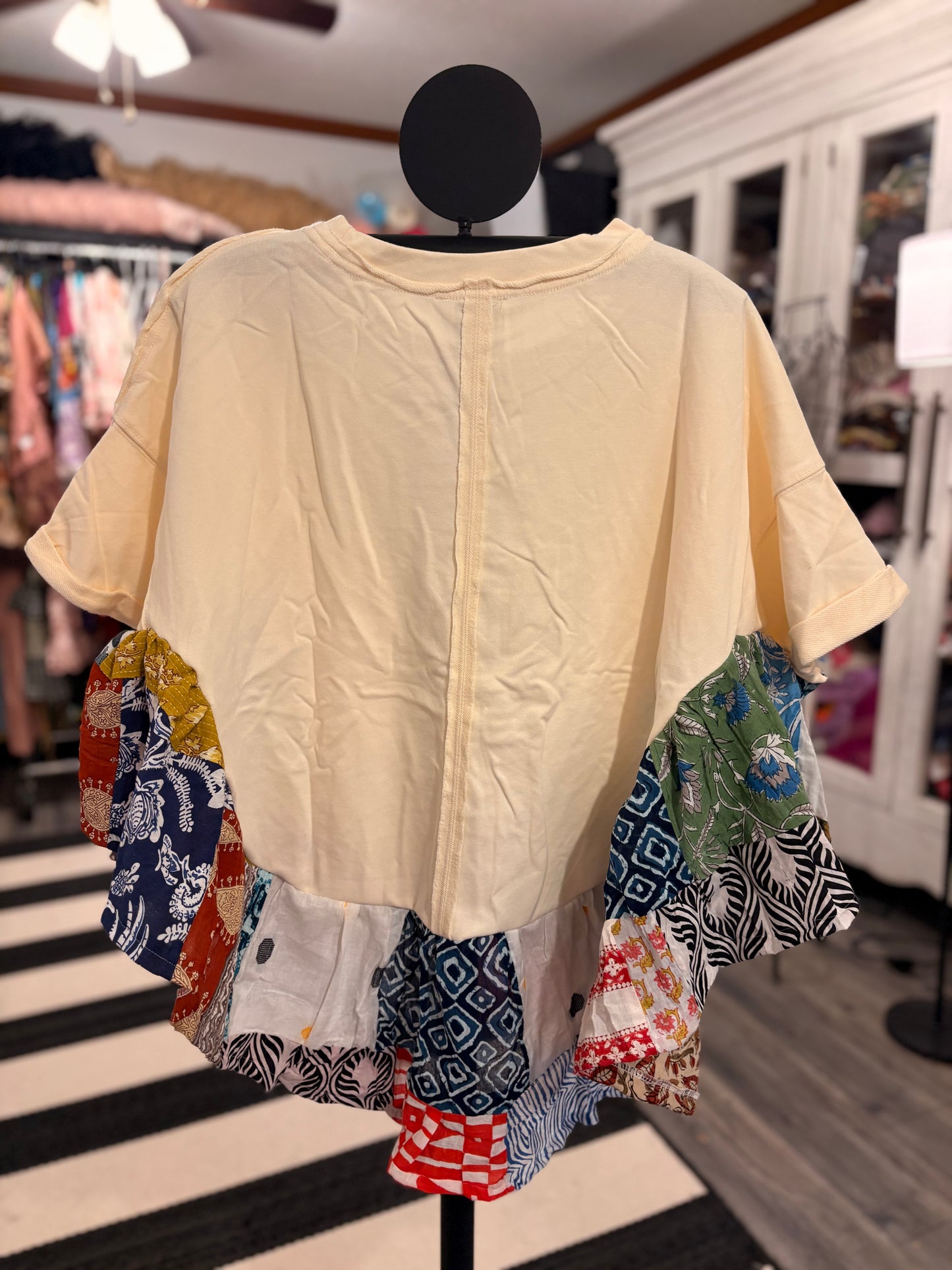 Texas Upcycled Butterfly Poncho One Size Fits a Small to XL