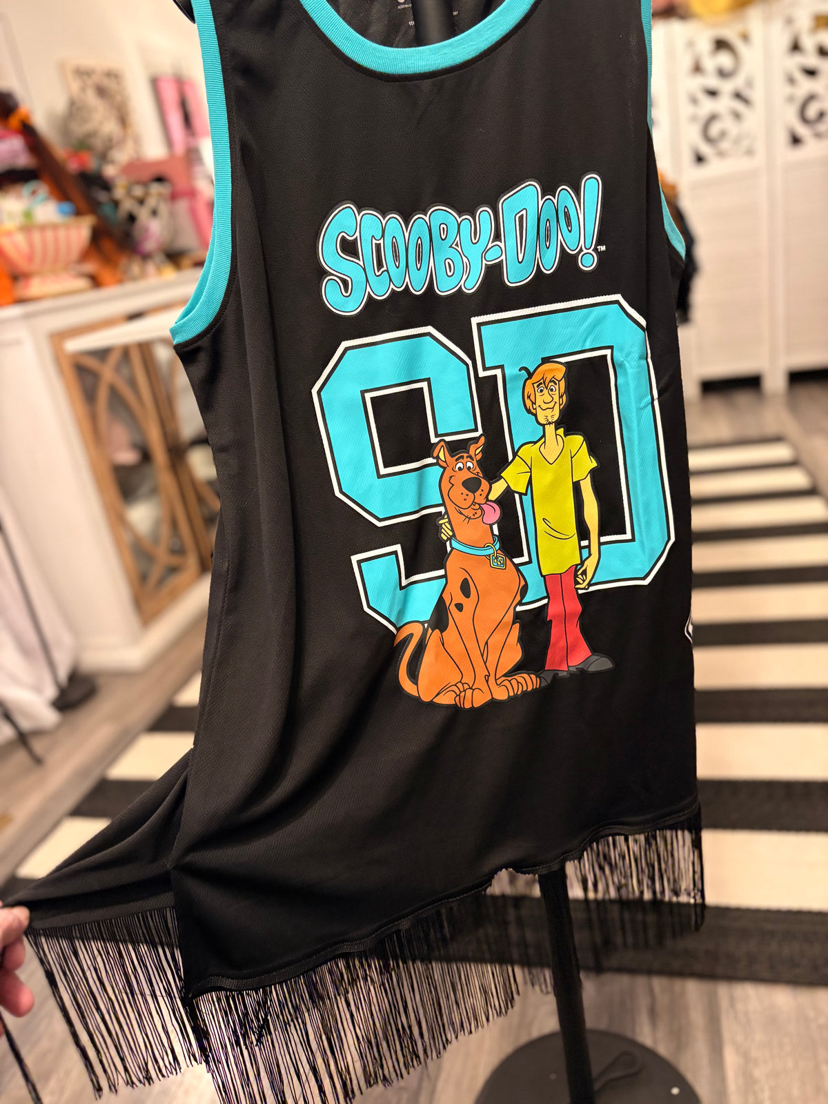 Where Are You? Glam Basketball Top One Size Fits a Small to XL