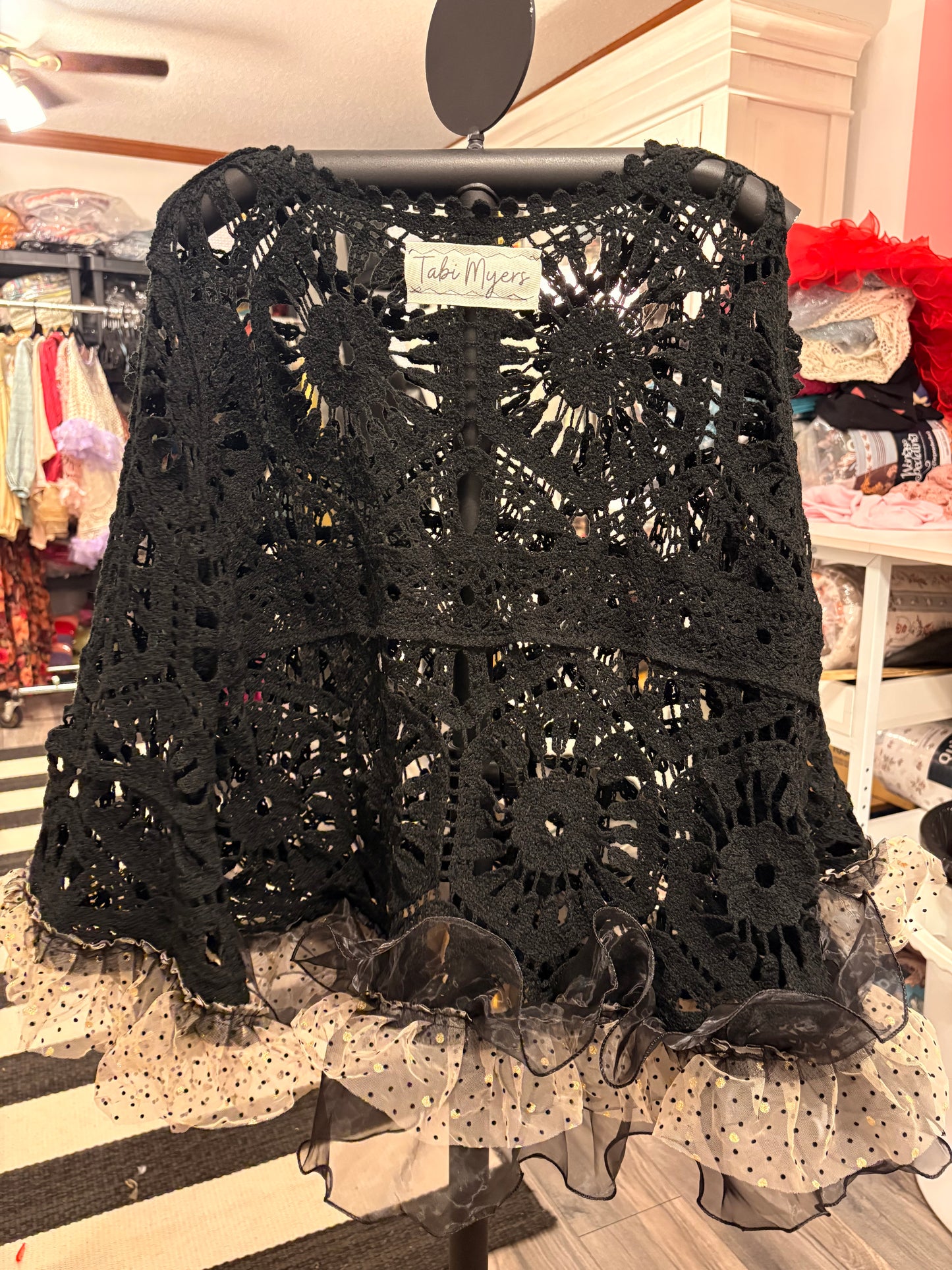 Black Swan Upcycled Ballerina Sweater One Size Fits a Small to XXL (4-16)