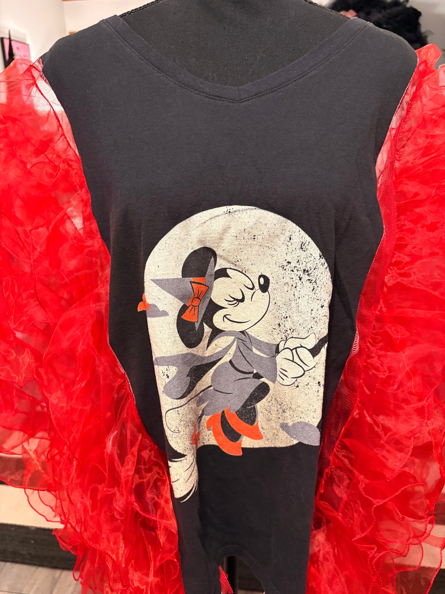 The Sweetest Witch Rockstar Ruffle Top One Size Fits a Small to XXL