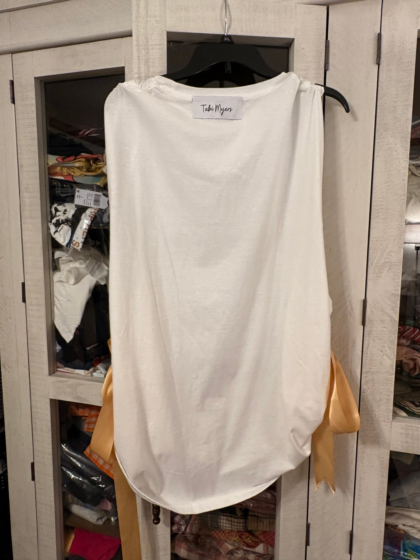 Elvis Has Left The Building Upcycled Ribbon Tank One Size Fits Small to 2X