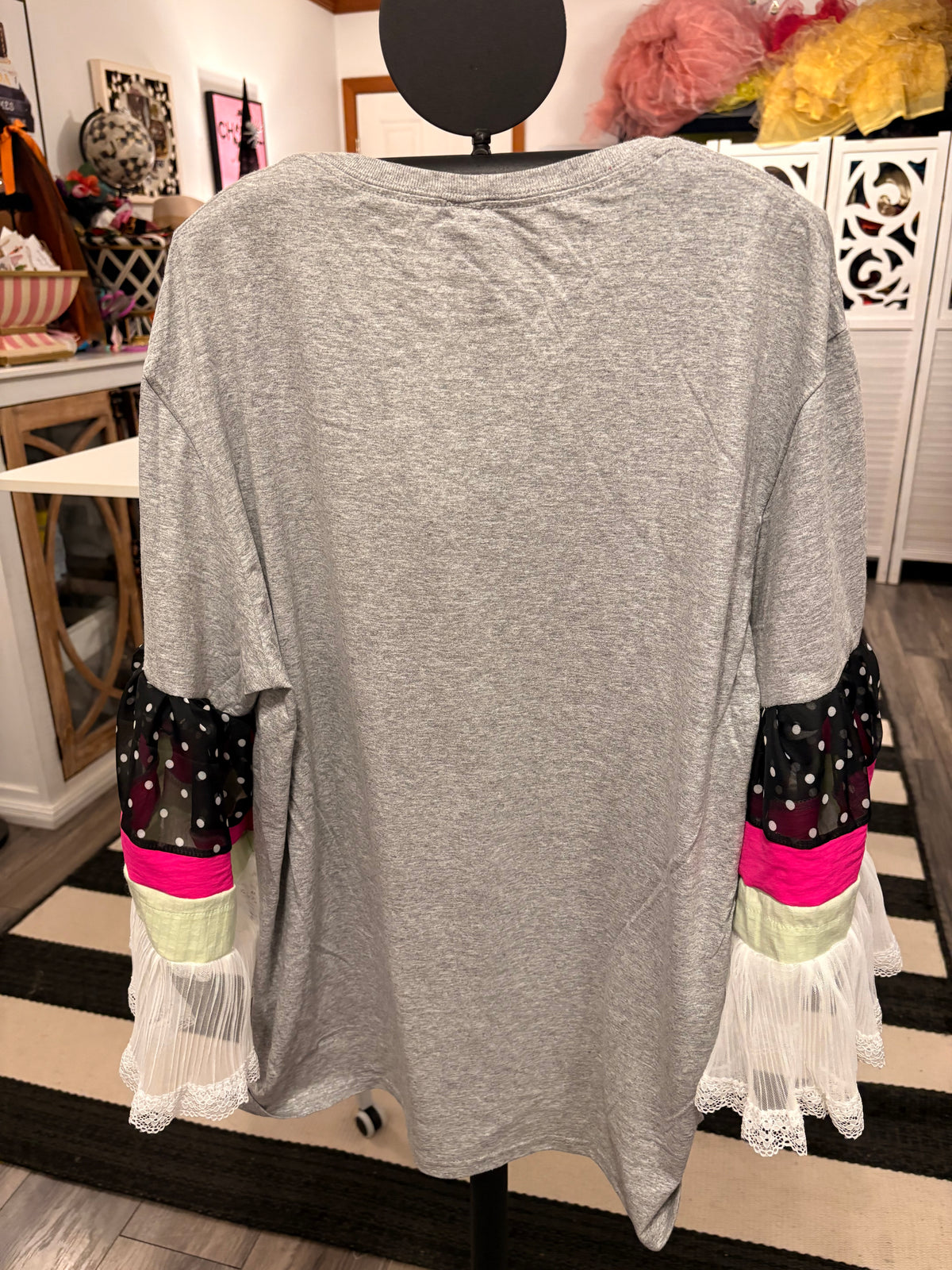 Cute and Fabulous Glam Sleeve Tee Fits a Small to Large