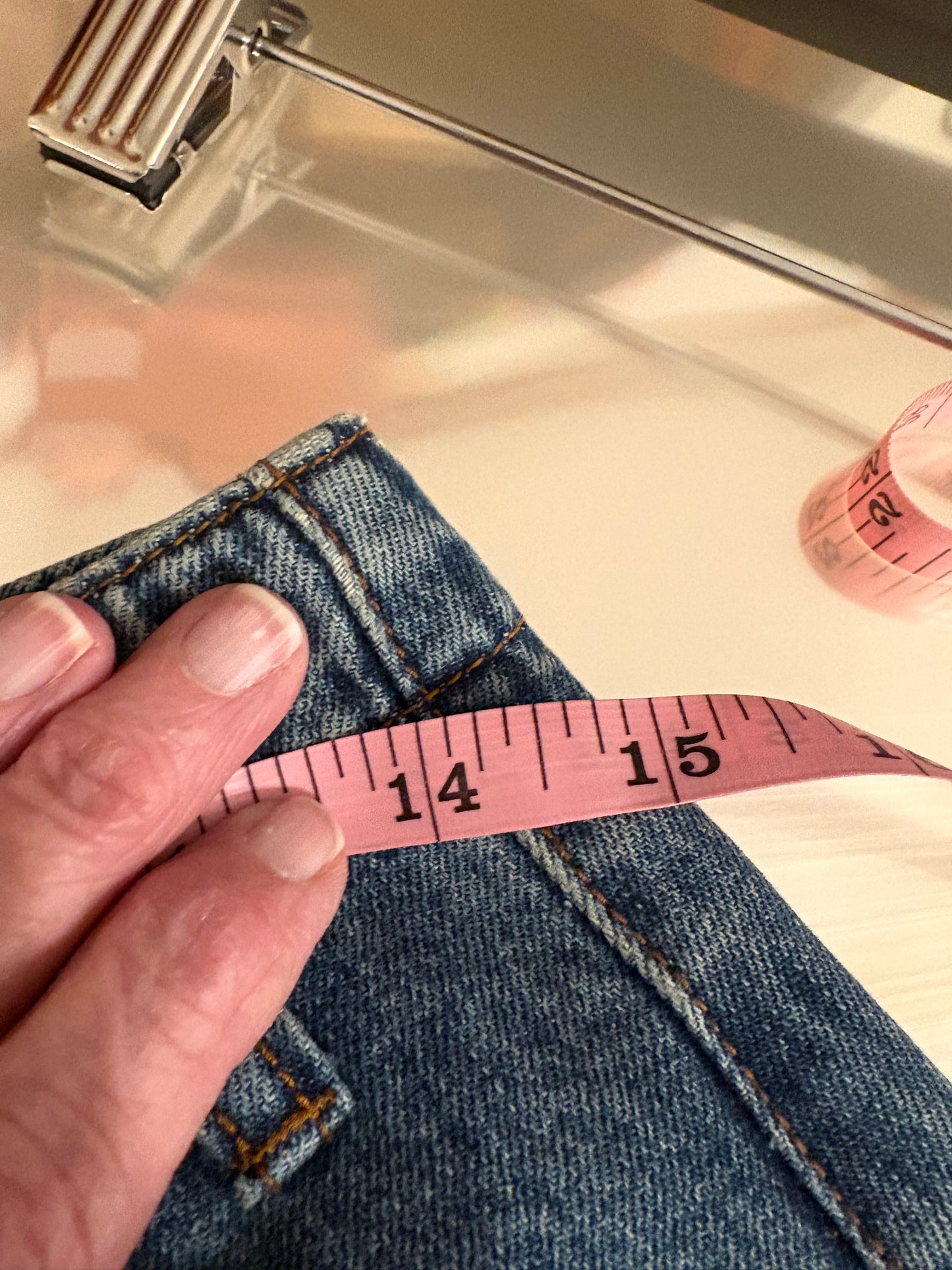 Trixie Refashioned Junk Jean Short Small 2/4