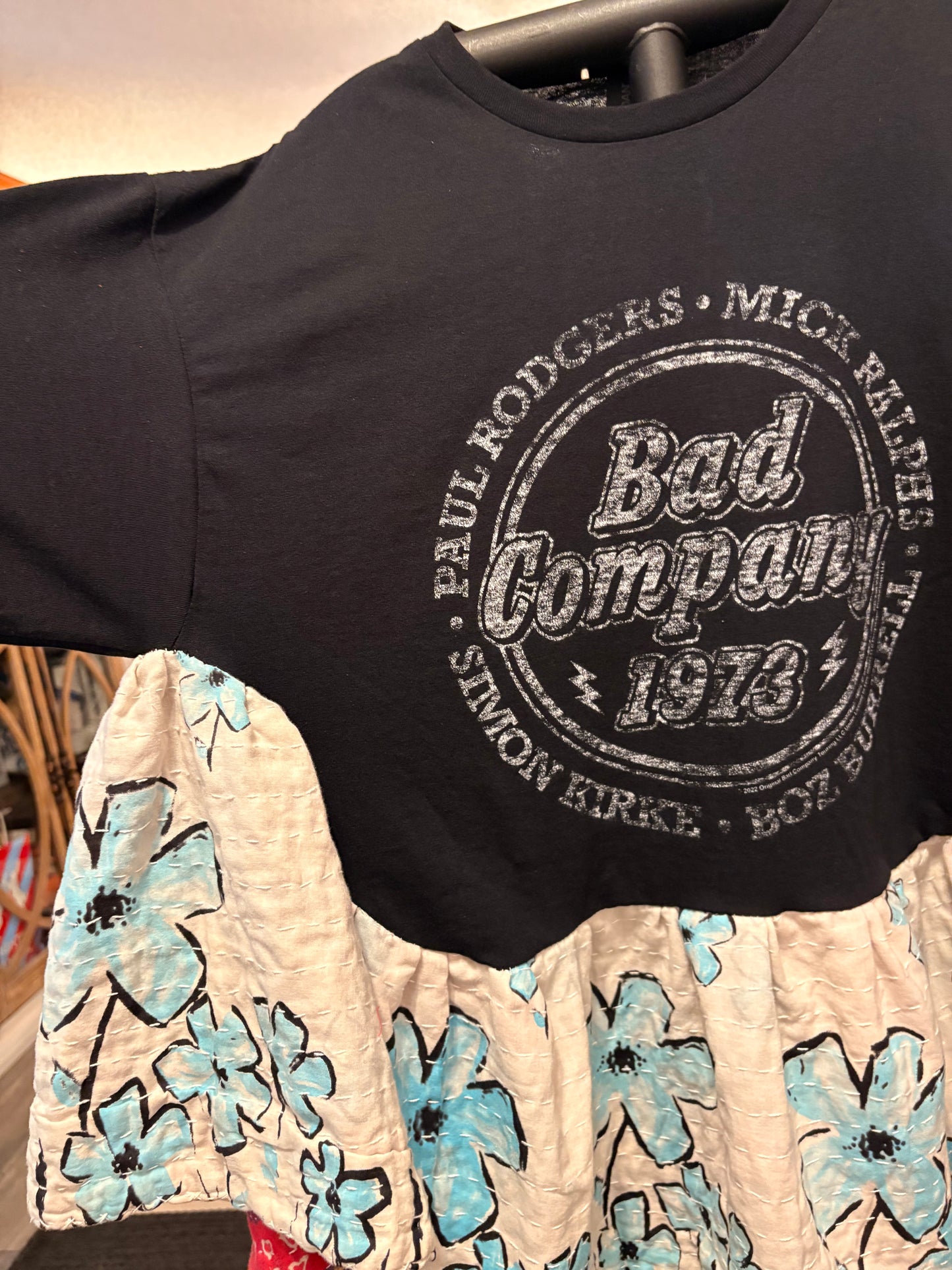 Bad Company Rock Angel Tee One Size Fits a Small to Large Oversized