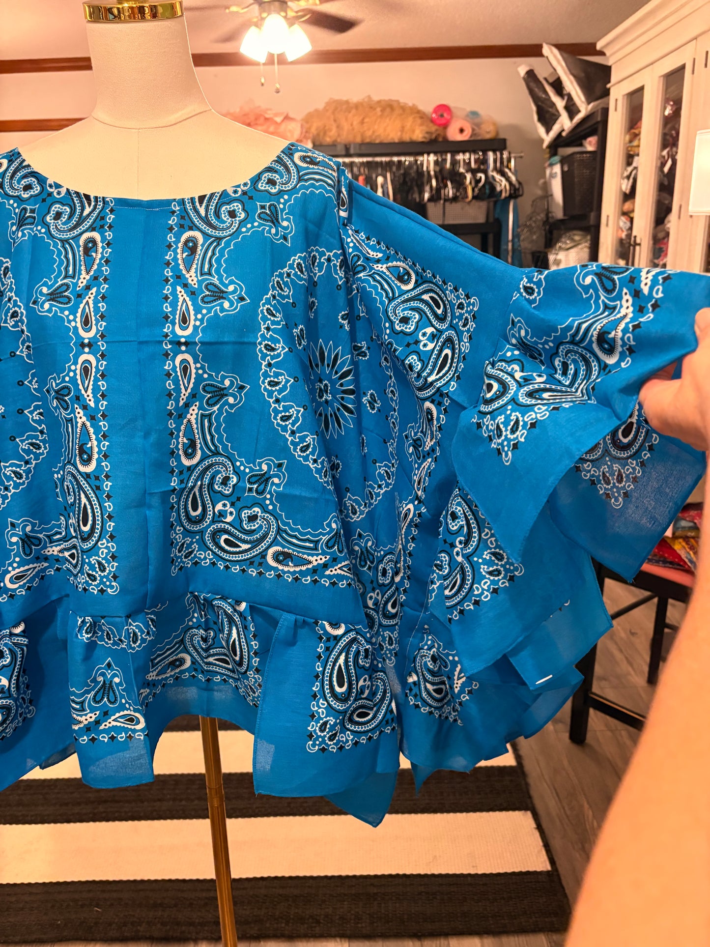 Laura Bandana Top Fits a Small to 2X