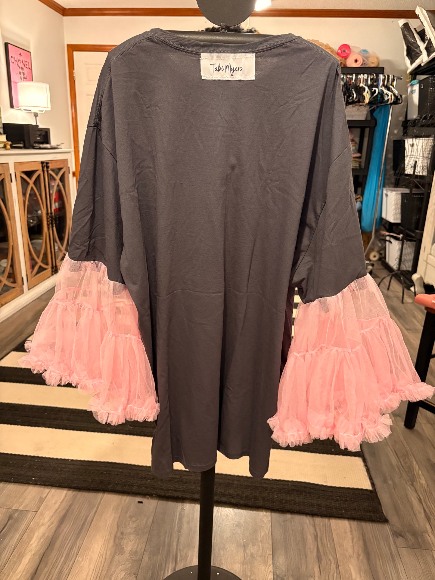 Pink Woodstock Rockstar Tee One Size Fits A Large to 3X