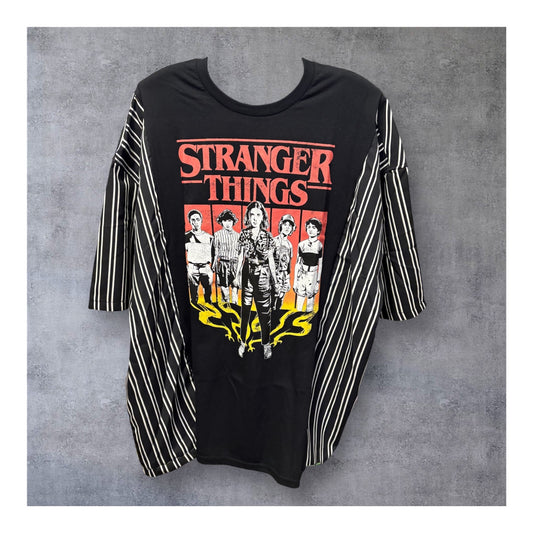 Stranger Upcycled Short Sleeve Tee One Size Fits A Small to XL Super Oversized