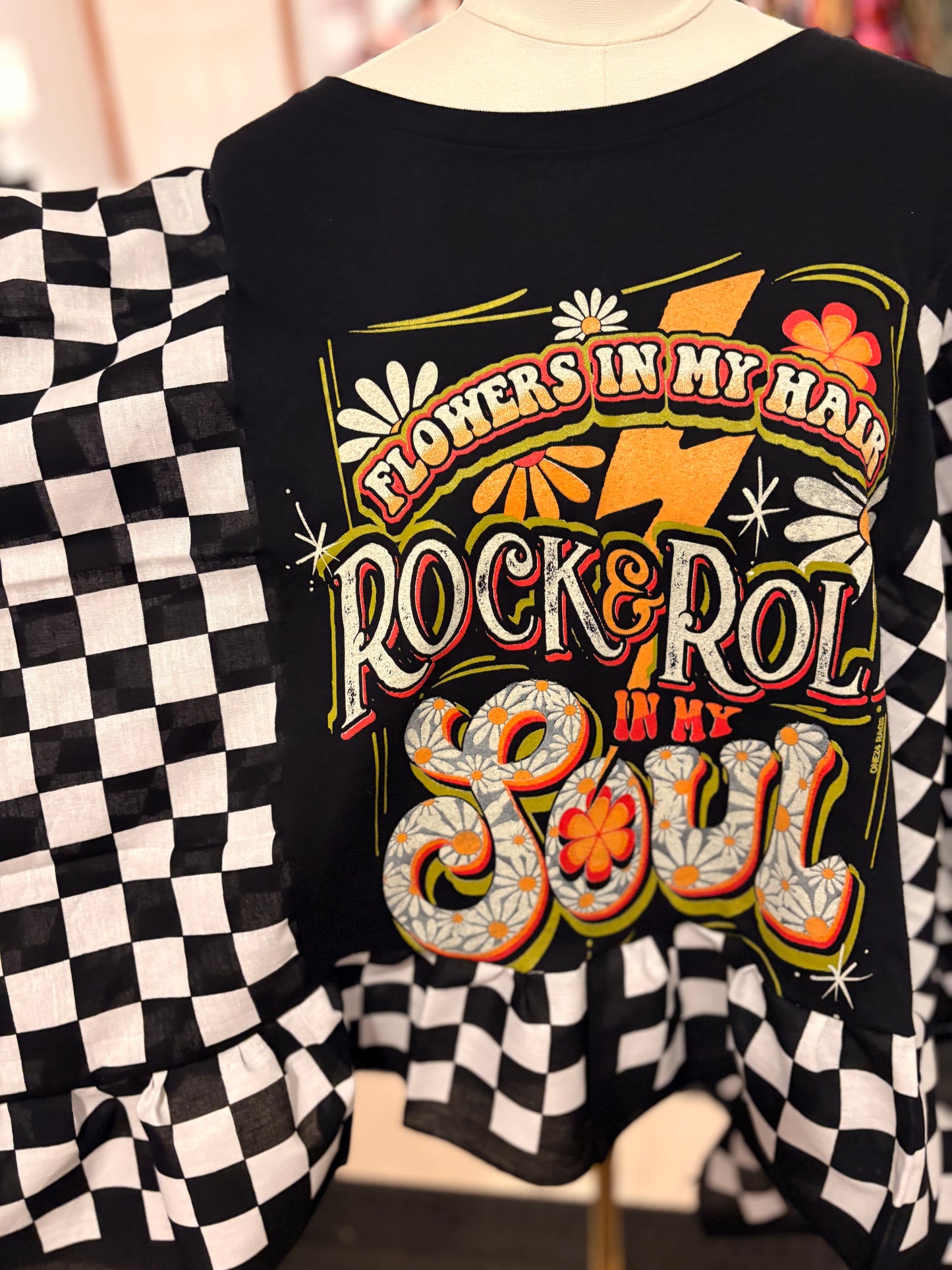 Rock Soul Bandana Ruffled Poncho One Size Fits a Small to 3X