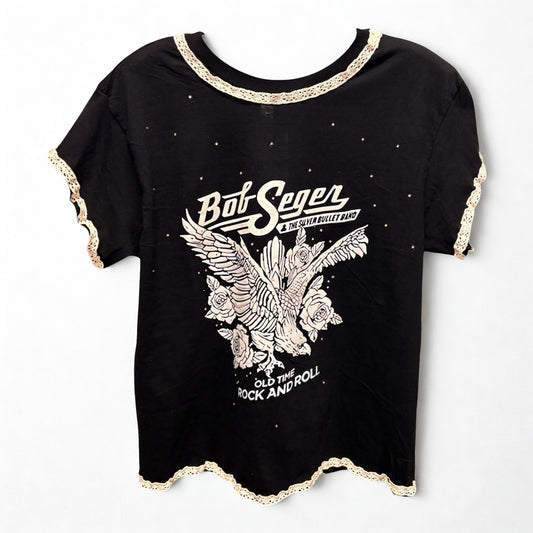 Bob Seger Pretty Little Tee One Size Fits a XS to Medium