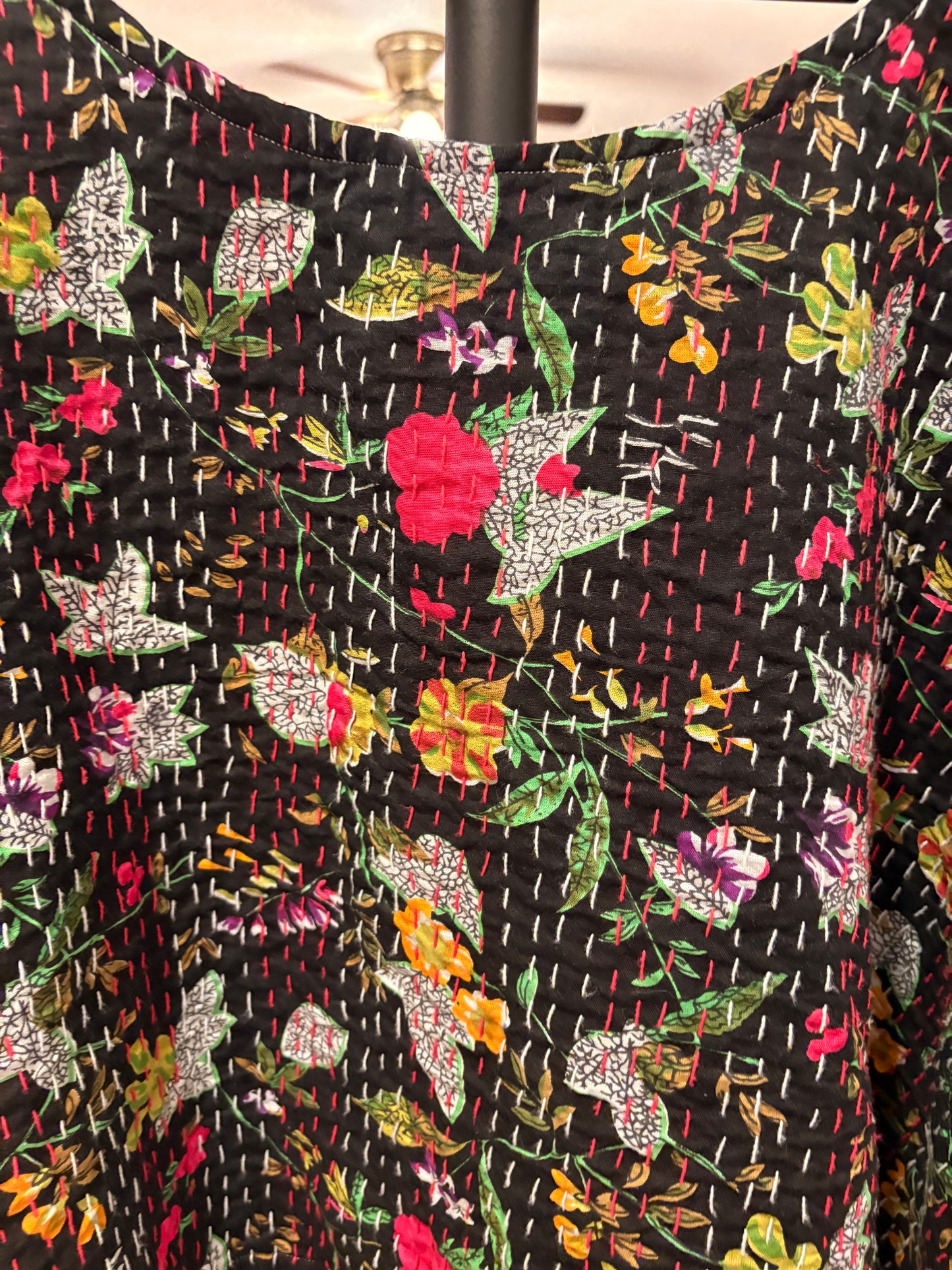 Lee Kantha Circle Top One Size Fits a Small to XL