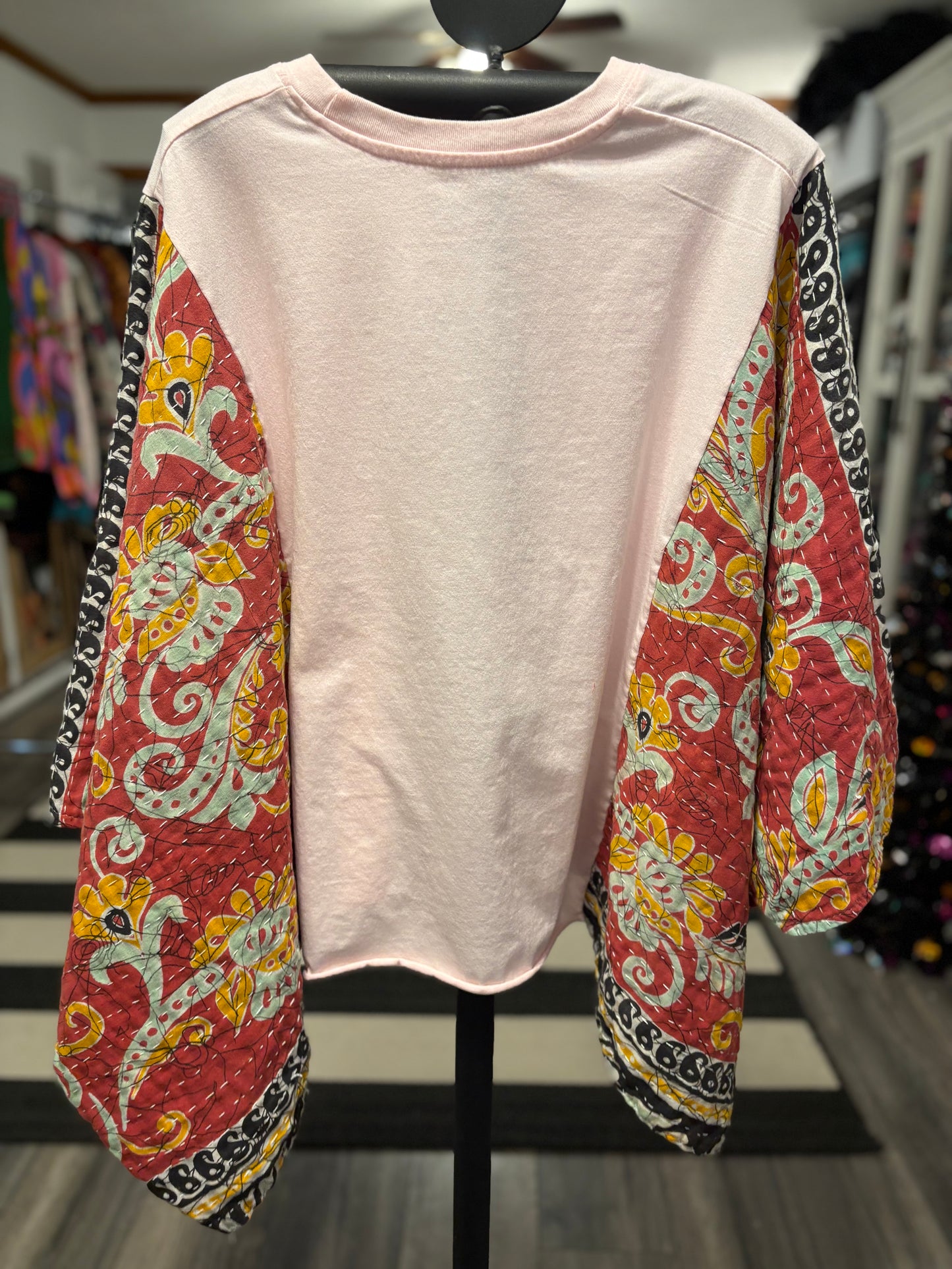 Cindy Lou Who Vintage Kantha Poncho Tee One Size Fits a Small to XXL