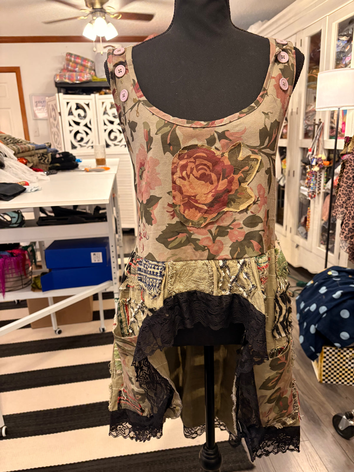 Prairie Princess Hi/Lo Overall Top