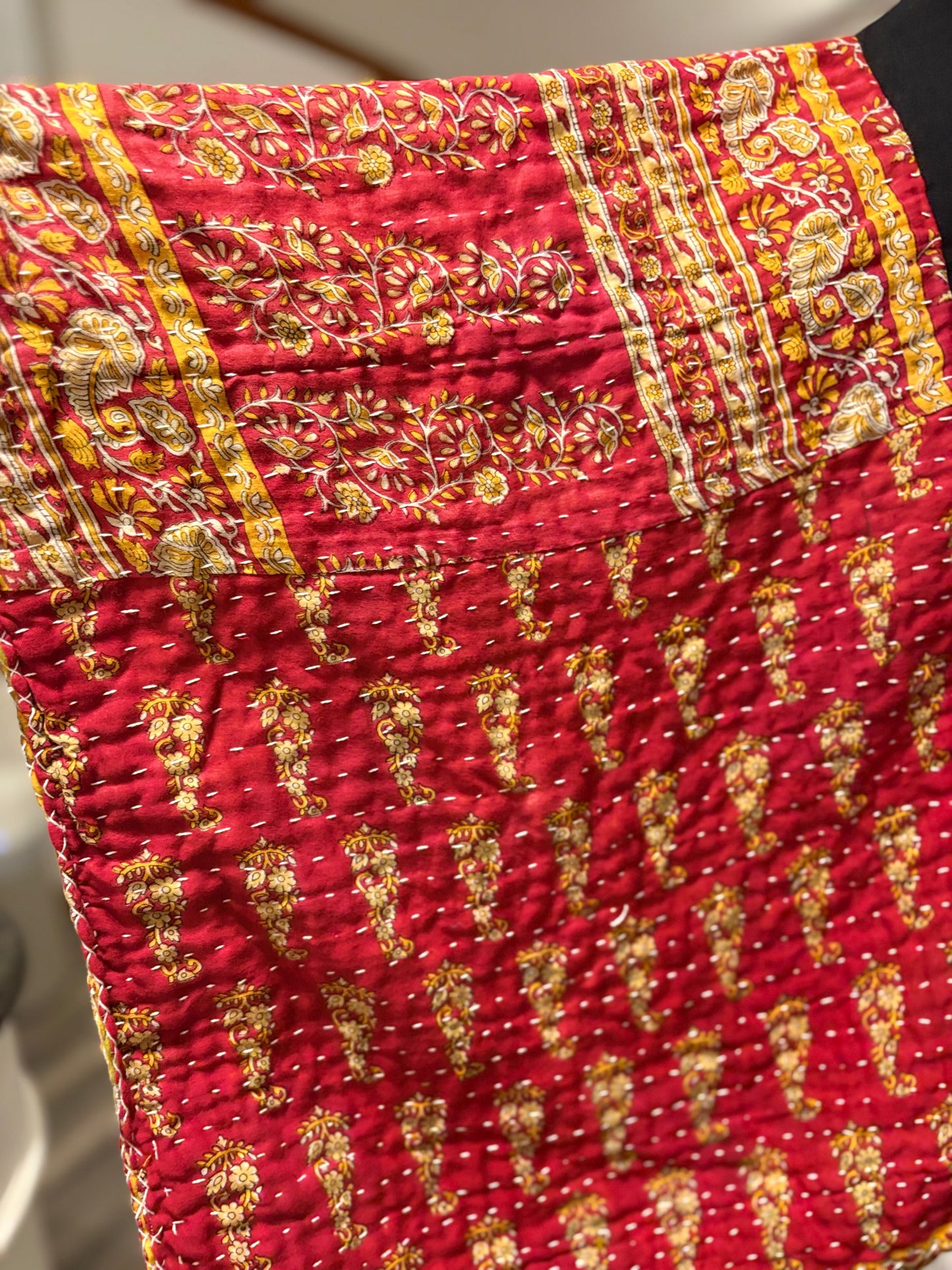 Tom Petty Upcycled Vintage Kantha Poncho Tee One Size Fits a Small to XXL