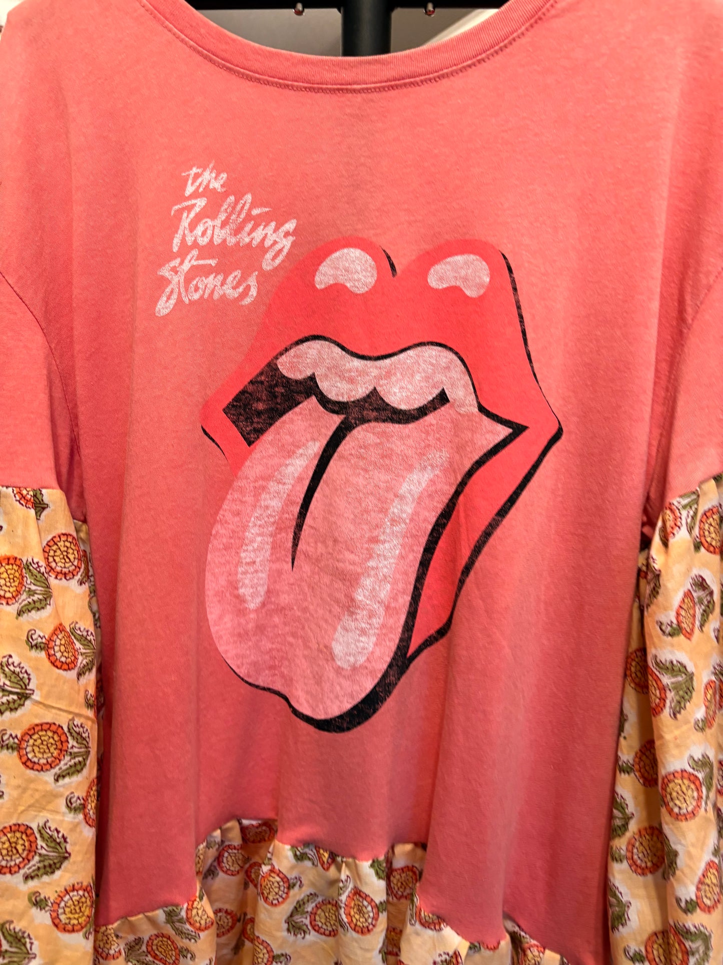 Pretty Stones Ruffled Rockstar Dress One Size Fits a Large to 2X Oversized