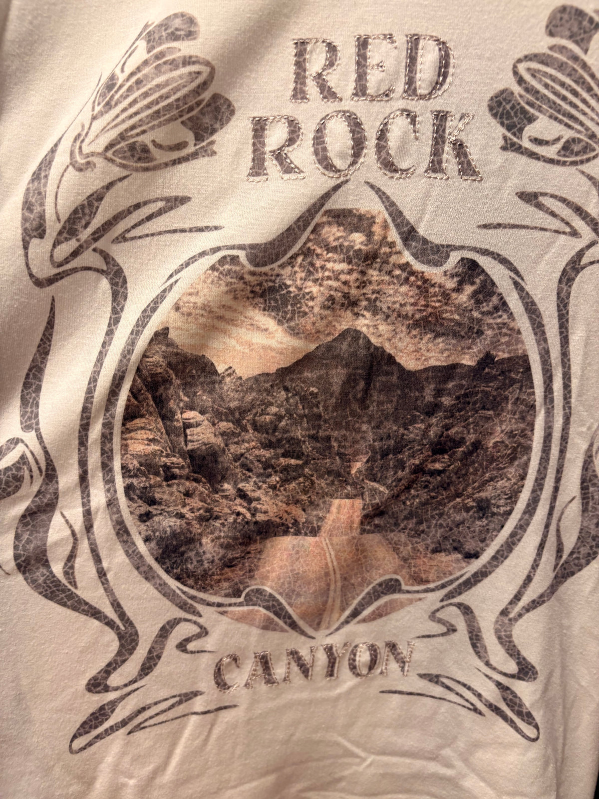 Red Rock Upcycled Kimono Tee One Size fits a Small to XL