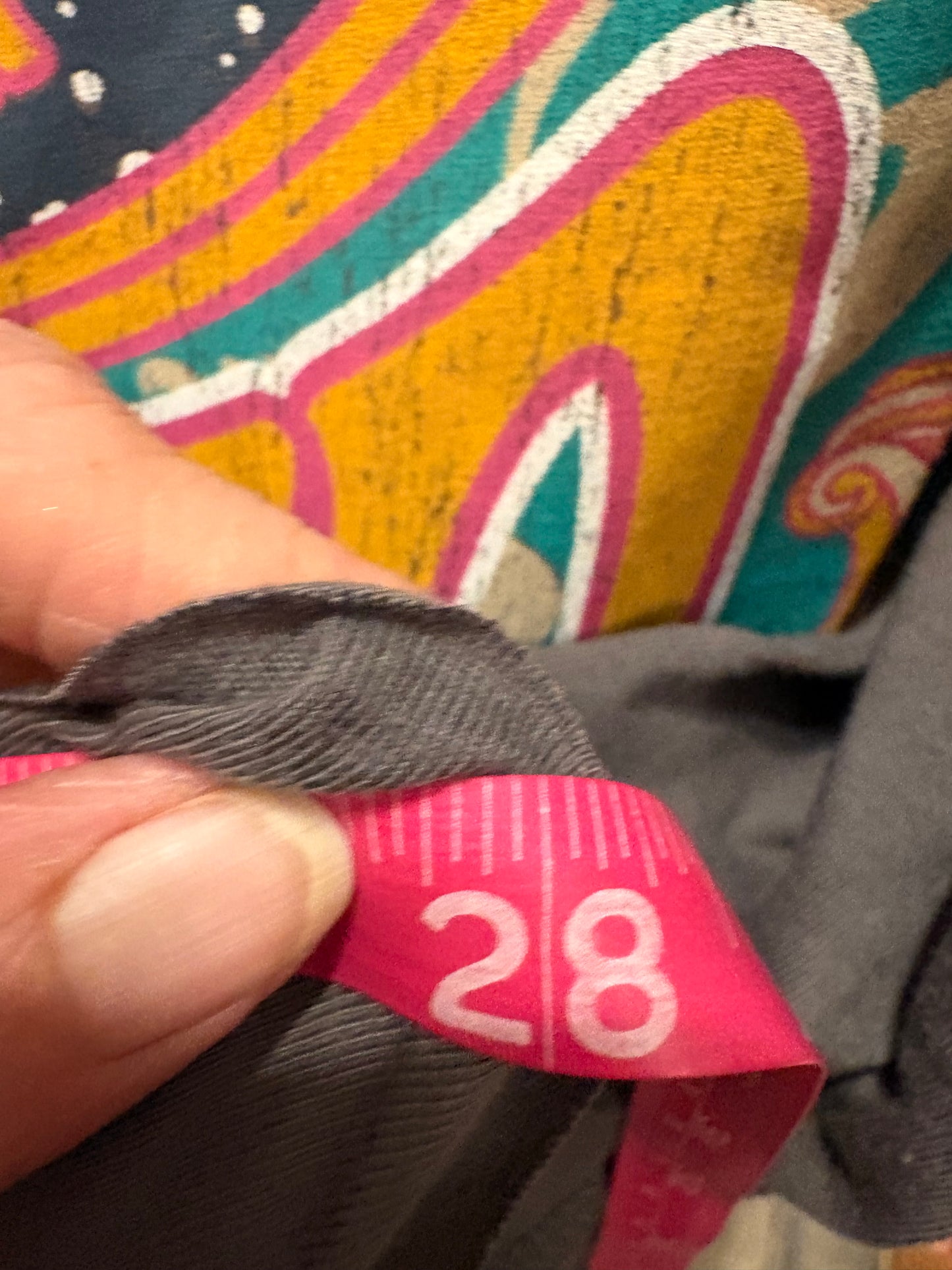 Eye Pink Flare Patchwork Sleeve Tee Fits a Small to XXL