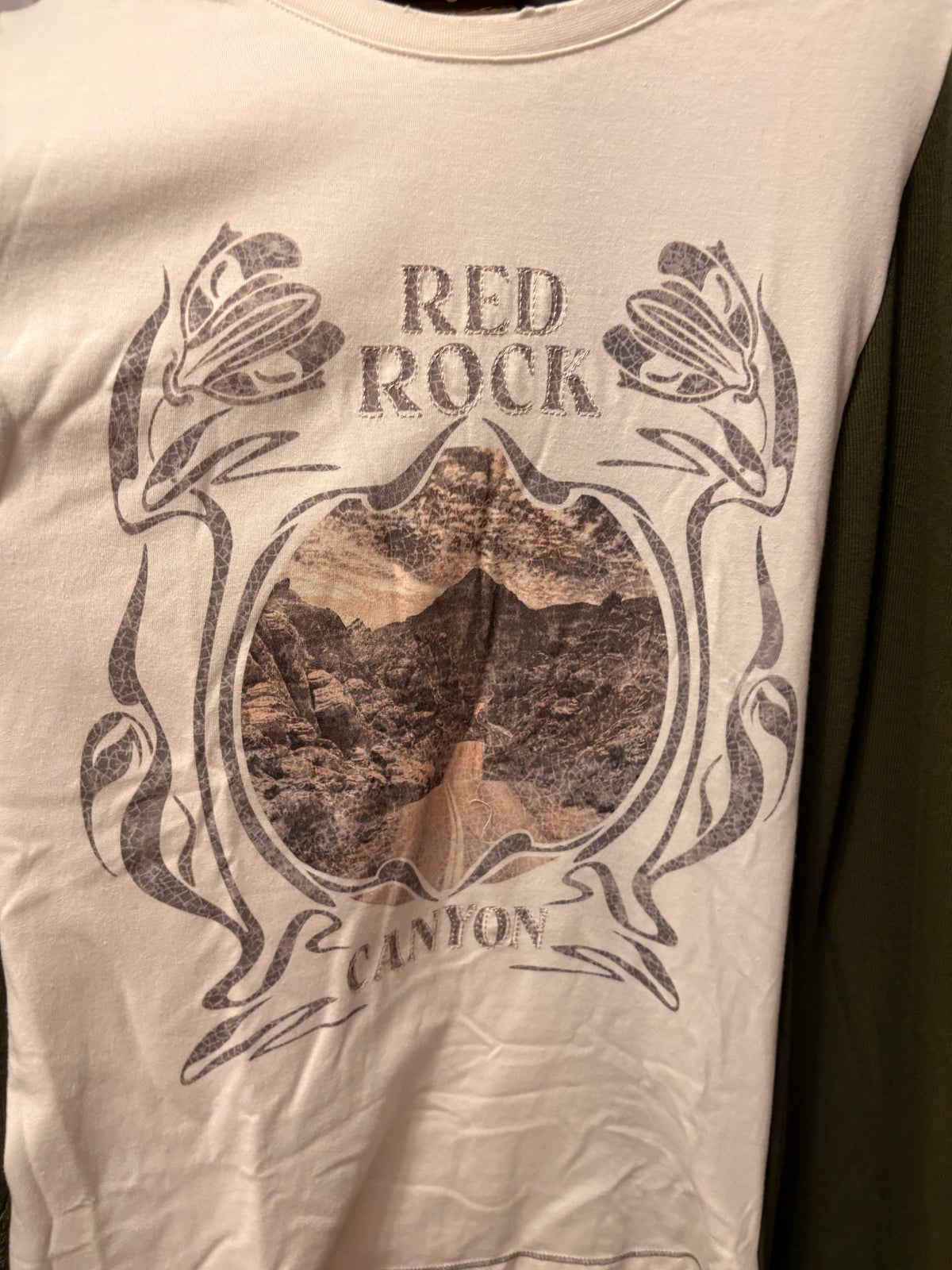 Red Rock Upcycled Kimono Tee One Size fits a Small to XL