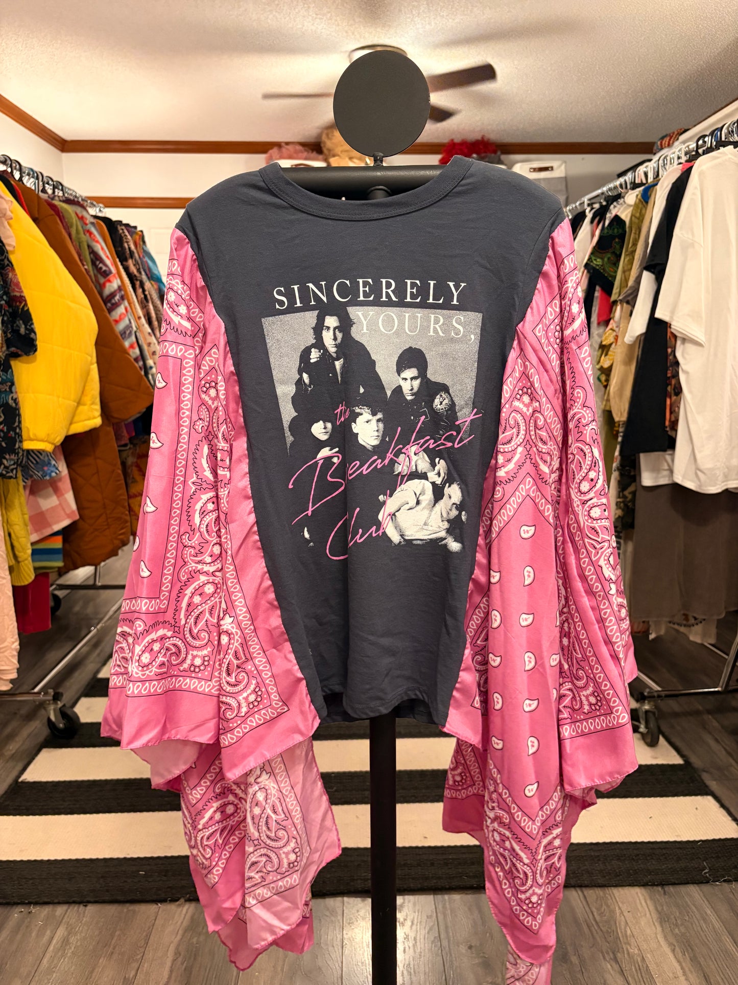 Breakfast Club Bandana Poncho Tee Fits a Small to 2X