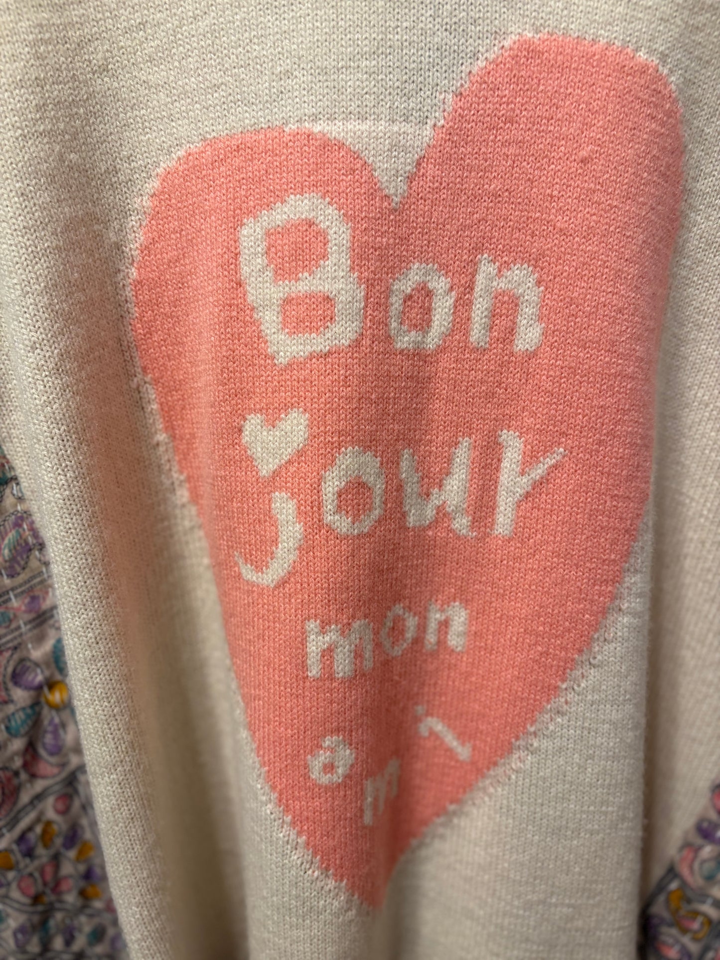 Bon Jour Upcycled Vintage Kantha Dress/Long Shirt One Size Fits Most