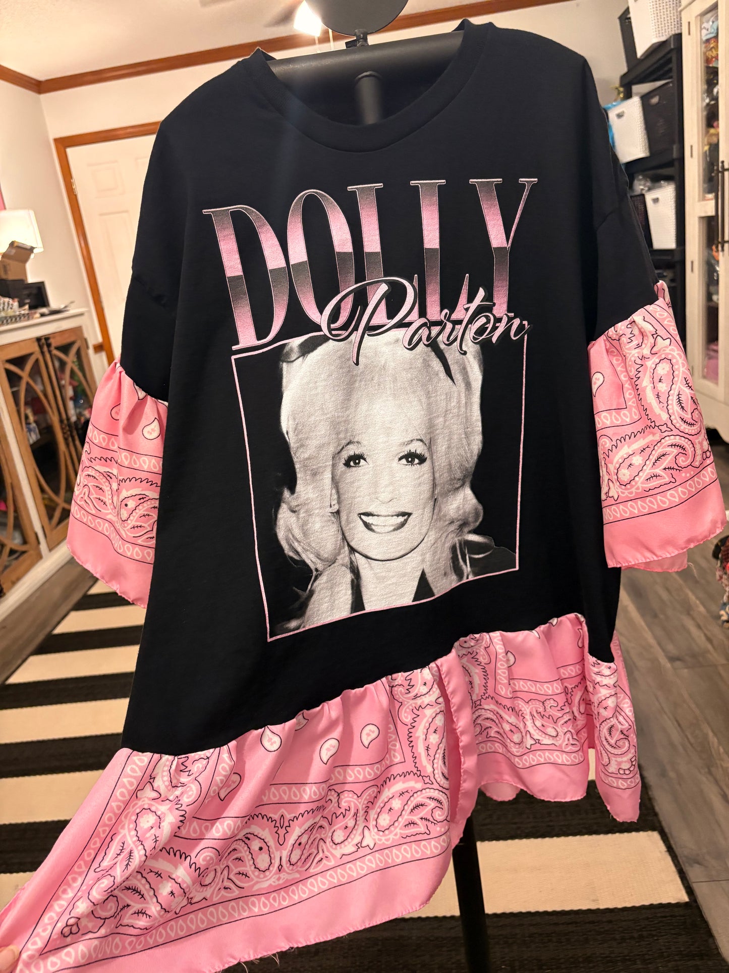Young Dolly Bandana Baby Doll Tee Fits a Small to 2X (Copy)