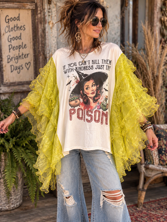 Pick Your Poison Rockstar Tee One Size Fits Small to XXL