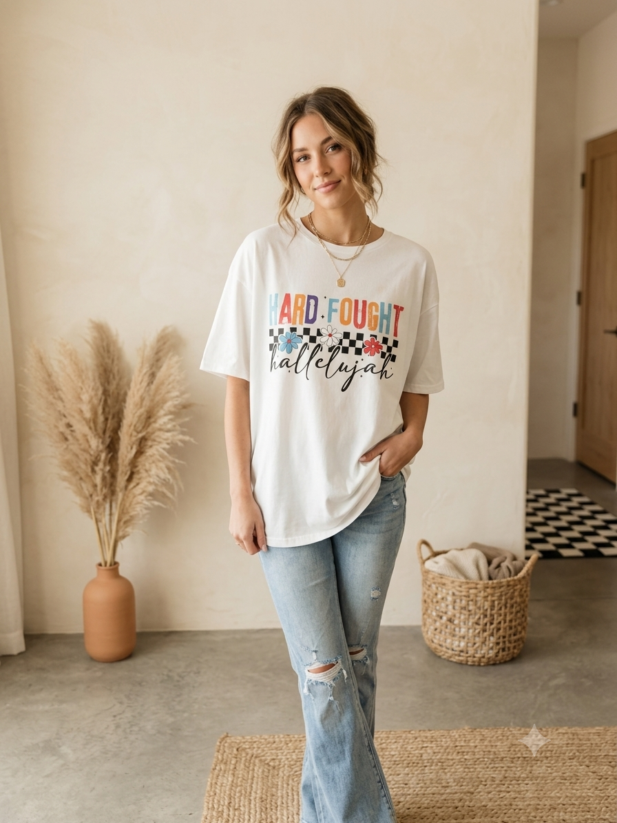 Hard Fought Hallelujah Tee Size 3XL