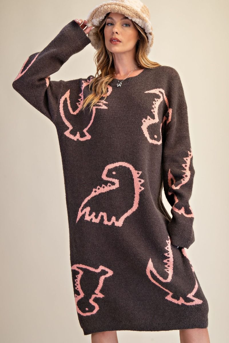 The Dinosaur Sweater Dress