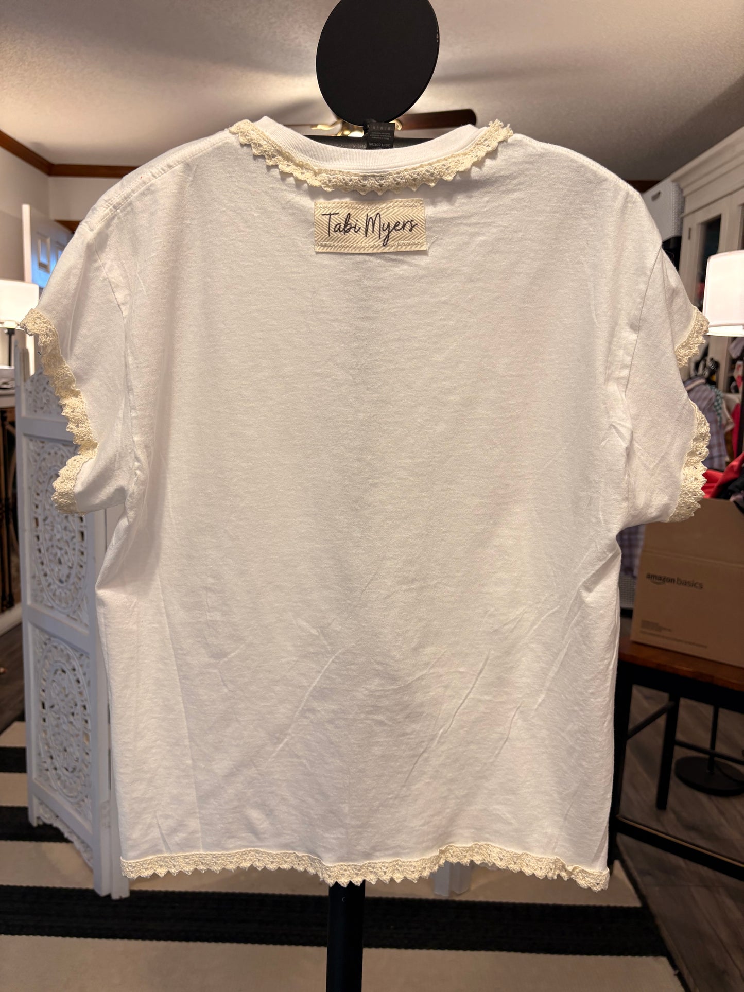 Toadstool and Gnome “Junk” Tee One Size Fits an XS to Medium