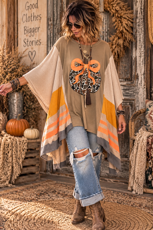 Camo Pumpkin Sweater Tee One Size fits a Small to 3X