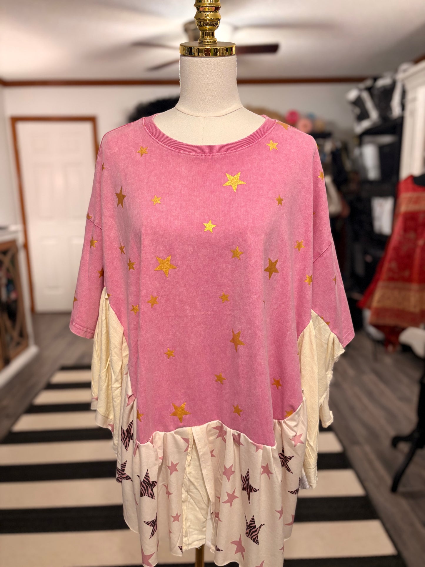 Reach For The Stars Angel Poncho One Size Fits a Large to 2X