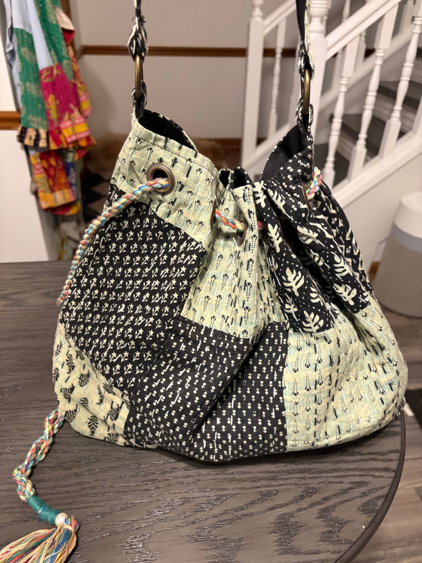 Boho Blooms Bag - Green