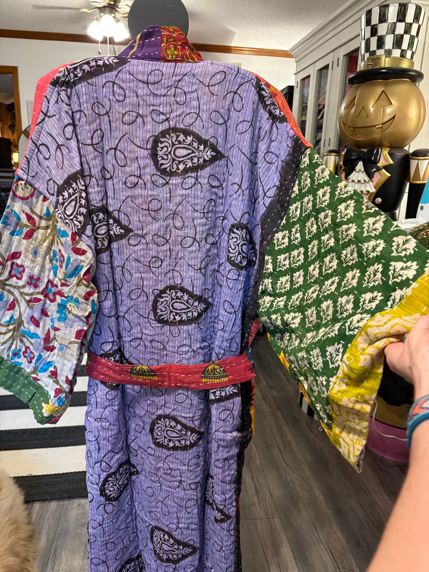 Phoebe Kantha Kimono Robe
