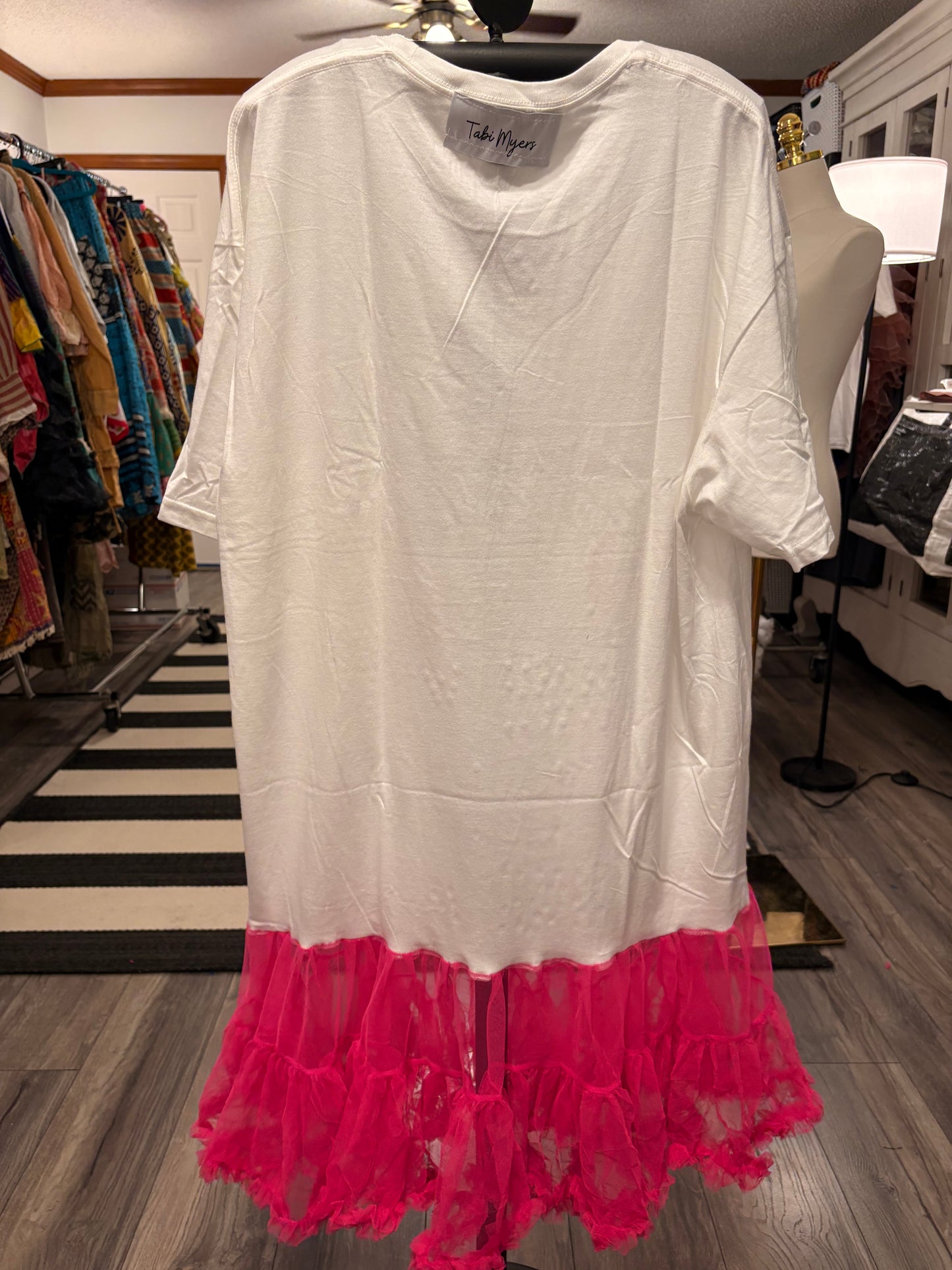 Pop Star Rockstar Ruffle Dress/Top One Size Fits a Small to 2X