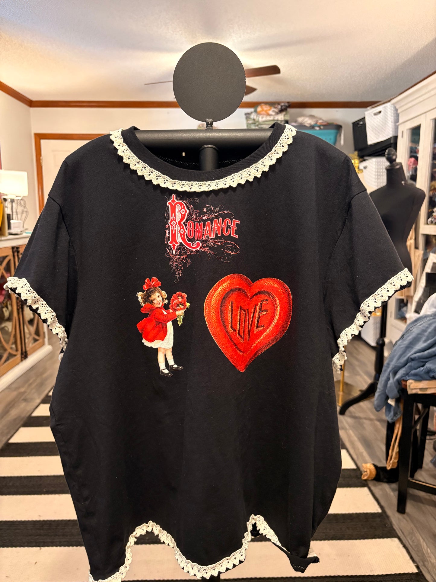 Love and Romance “Junk” Tee One Size Fits a Large to 2X