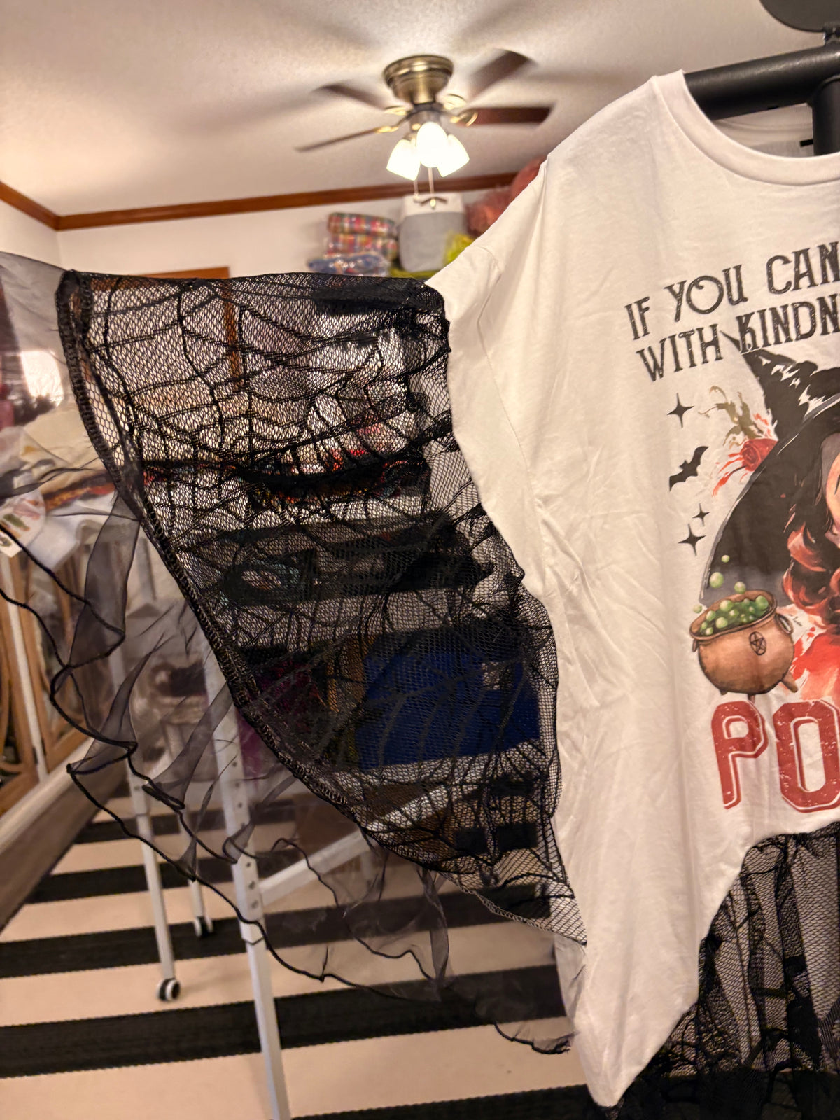 Poison Hi/Lo Glam Tee One Size Fits Small to 2X