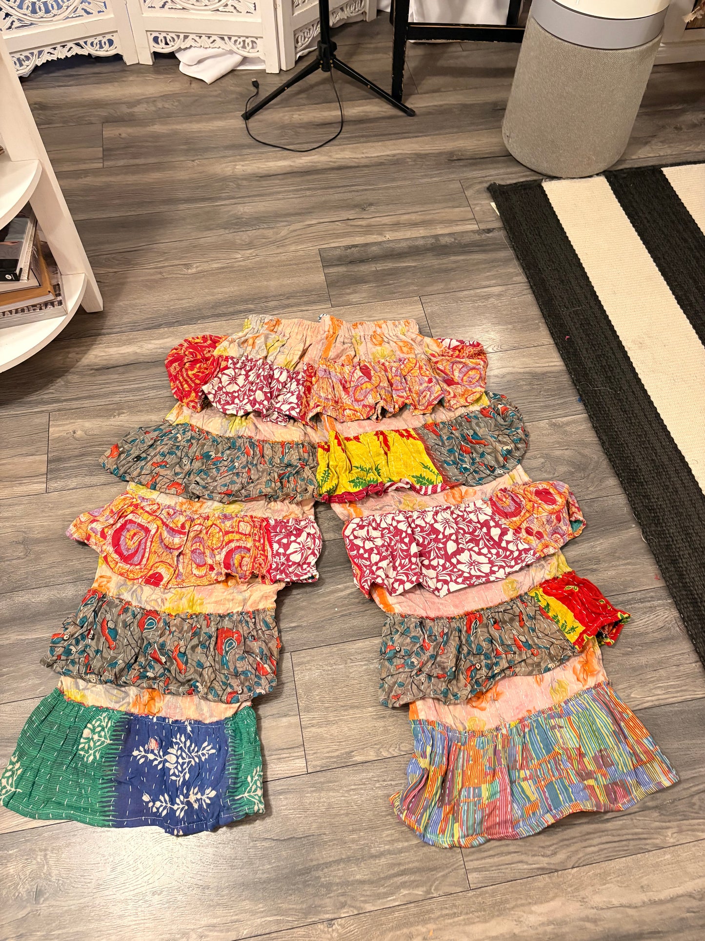 Corrin Tiered Simi Kantha Ruffle Pants One Size Fits 2-16