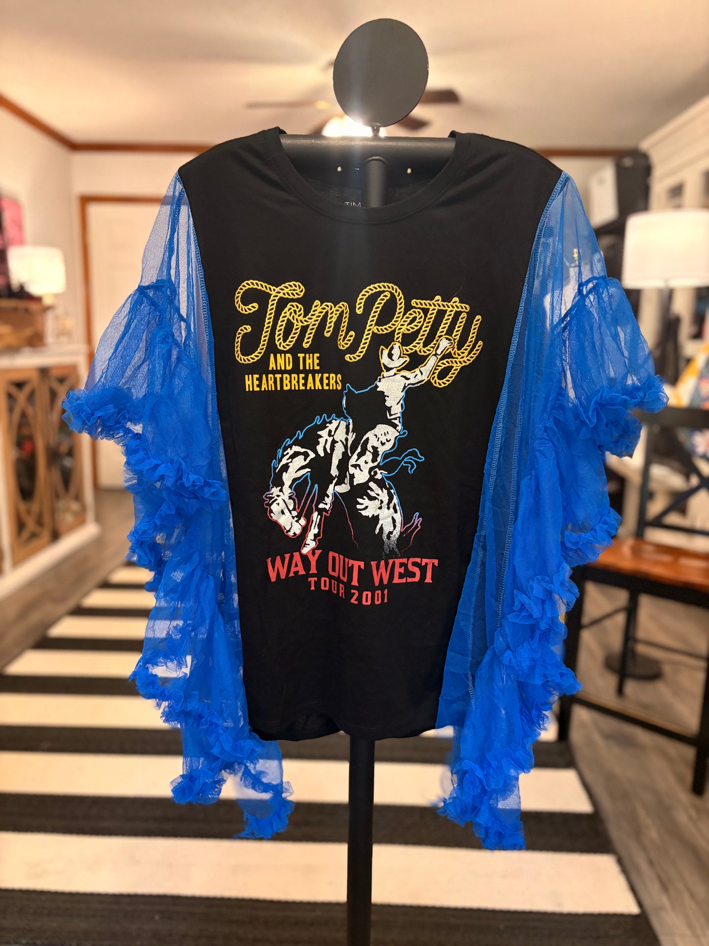 Don’t be Petty Upcycled Rockstar Poncho One Size Fits a Small to XXL