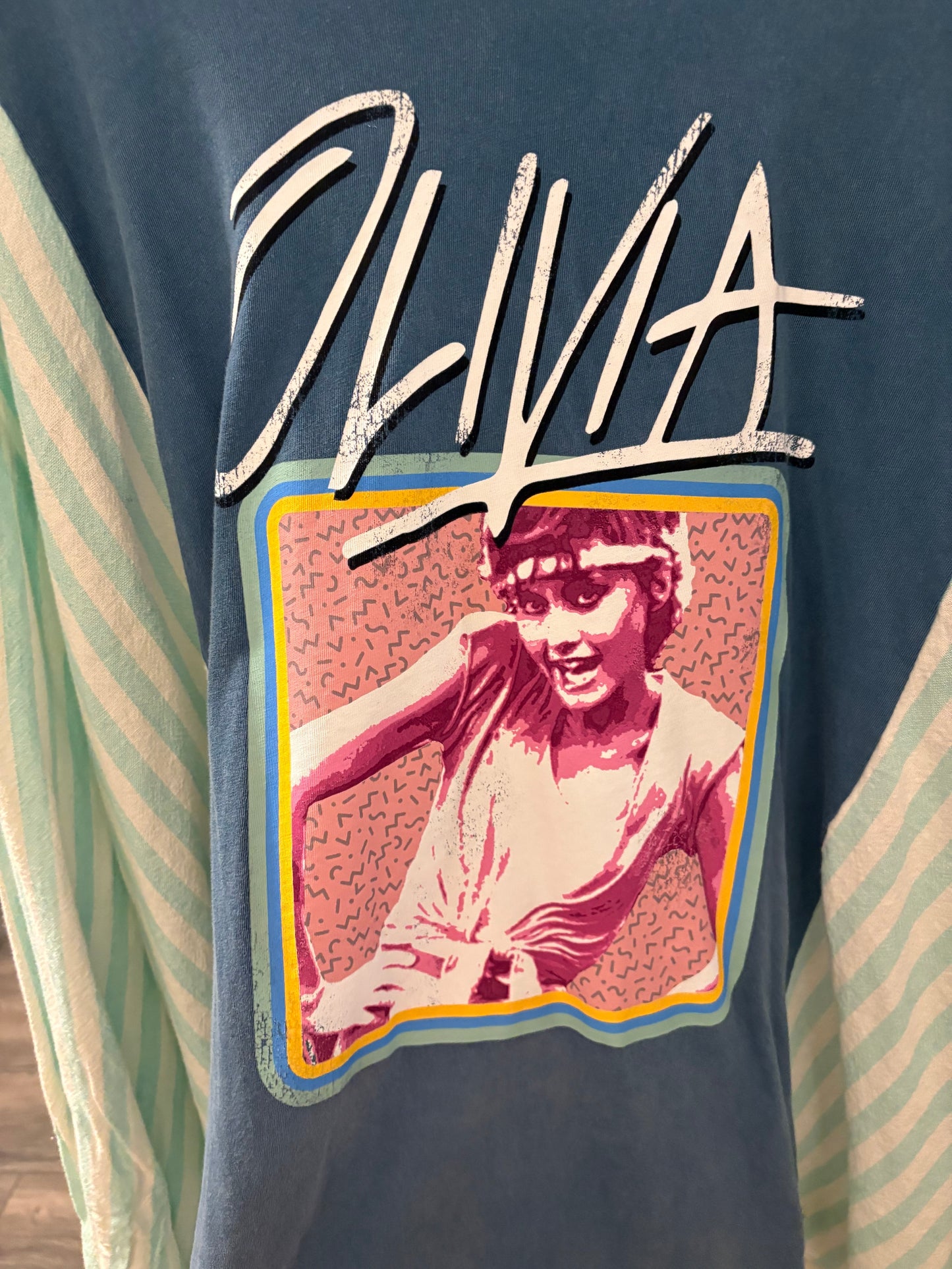 Olivia Upcycled Top Fits an XXL to 4X OVERSIZED