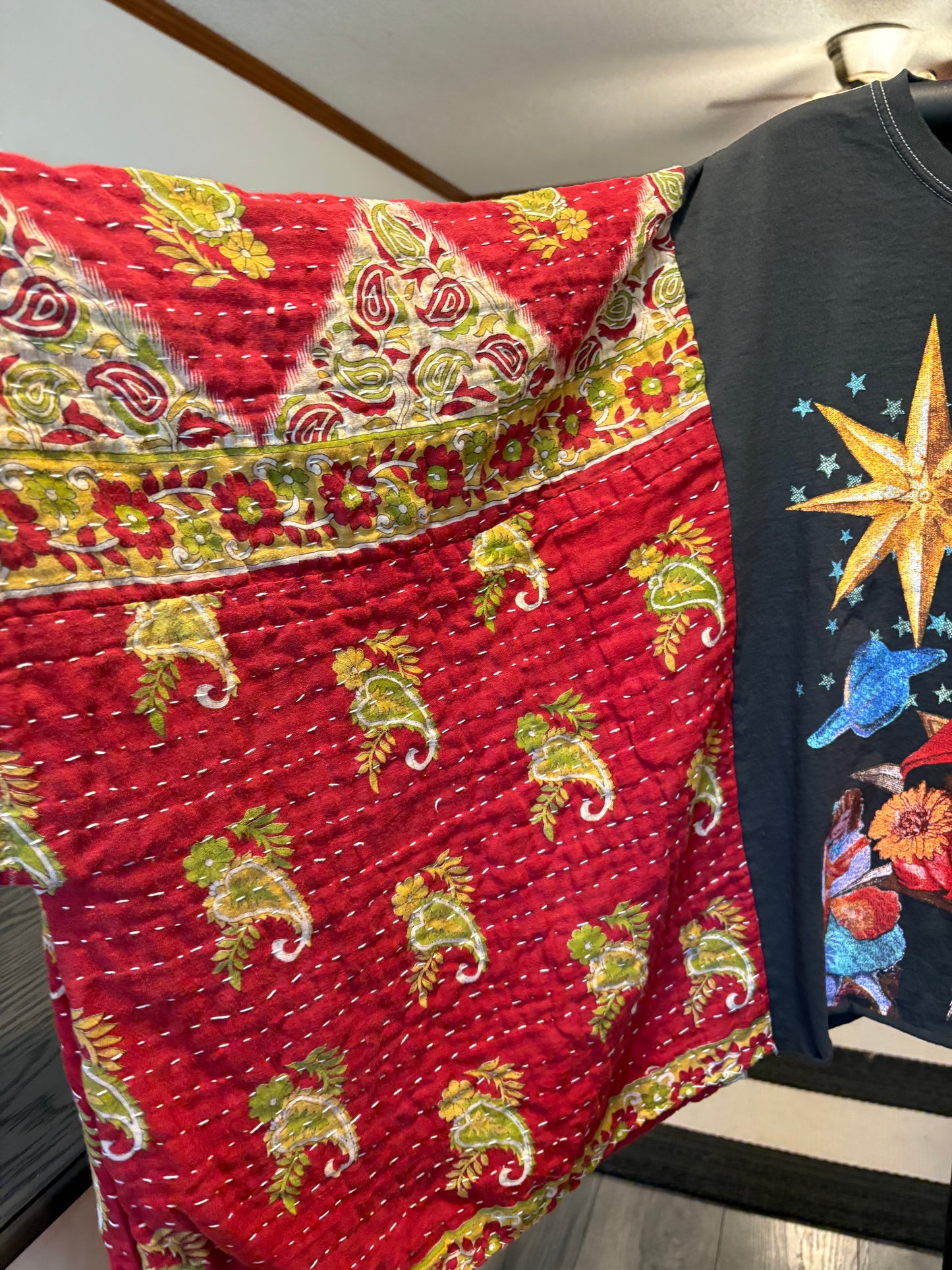 Smashing Pumpkins Vintage Kantha Poncho Tee Fits A Small to XL