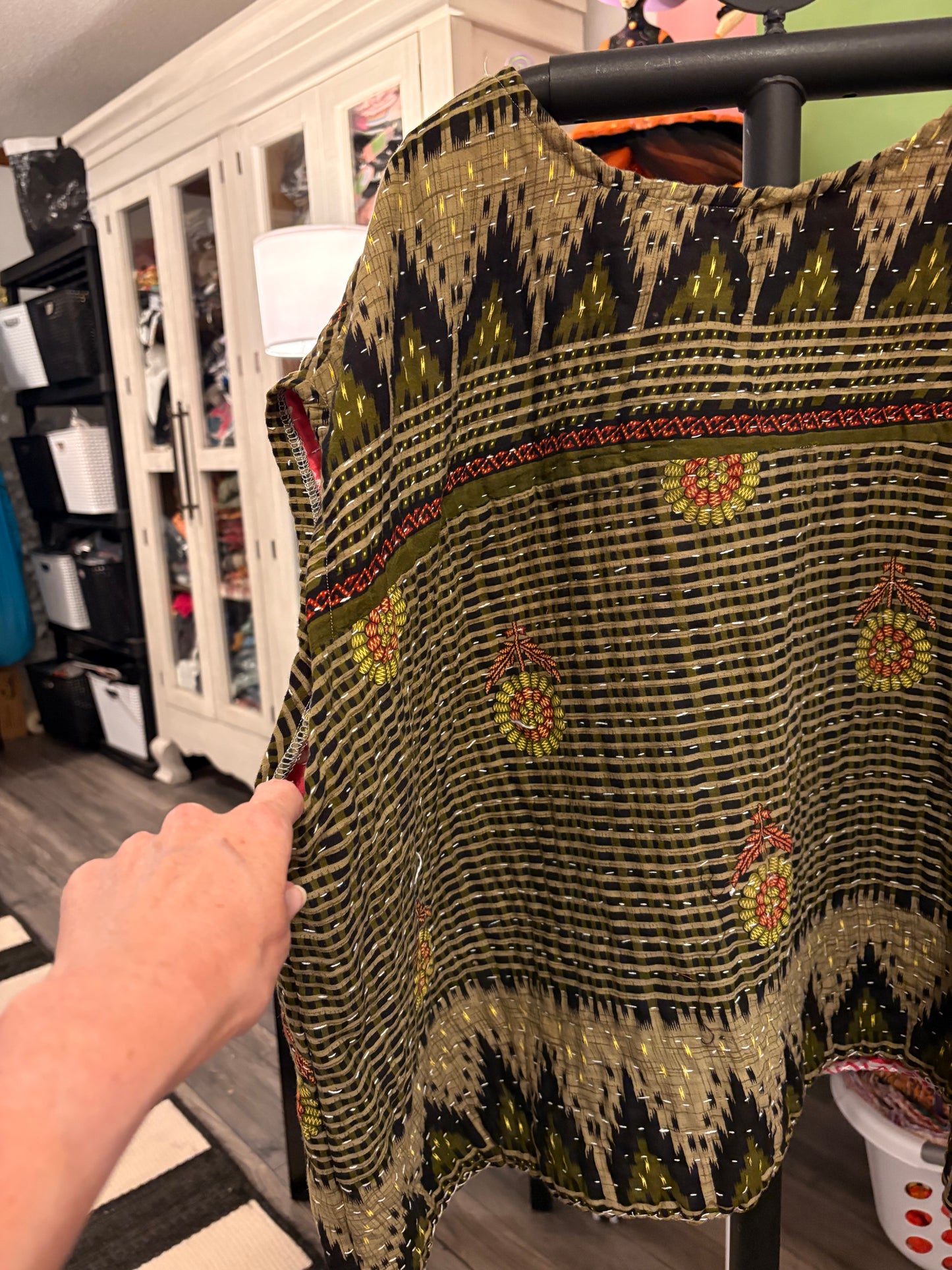 Mary Kantha Top One Size Fits a Large to 2X 10-18