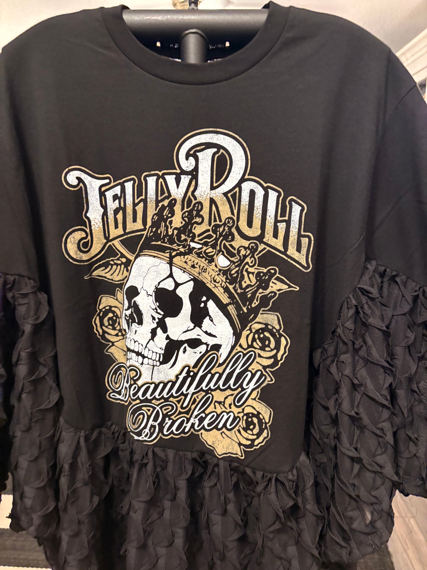 Beautifully Broken Rock Angel Poncho One Size Fits a Small to 3X Oversized