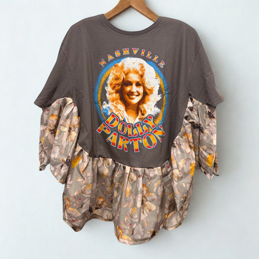 Nashville Dolly Rock Angel Poncho One Size Fits a Small to 3X Oversized