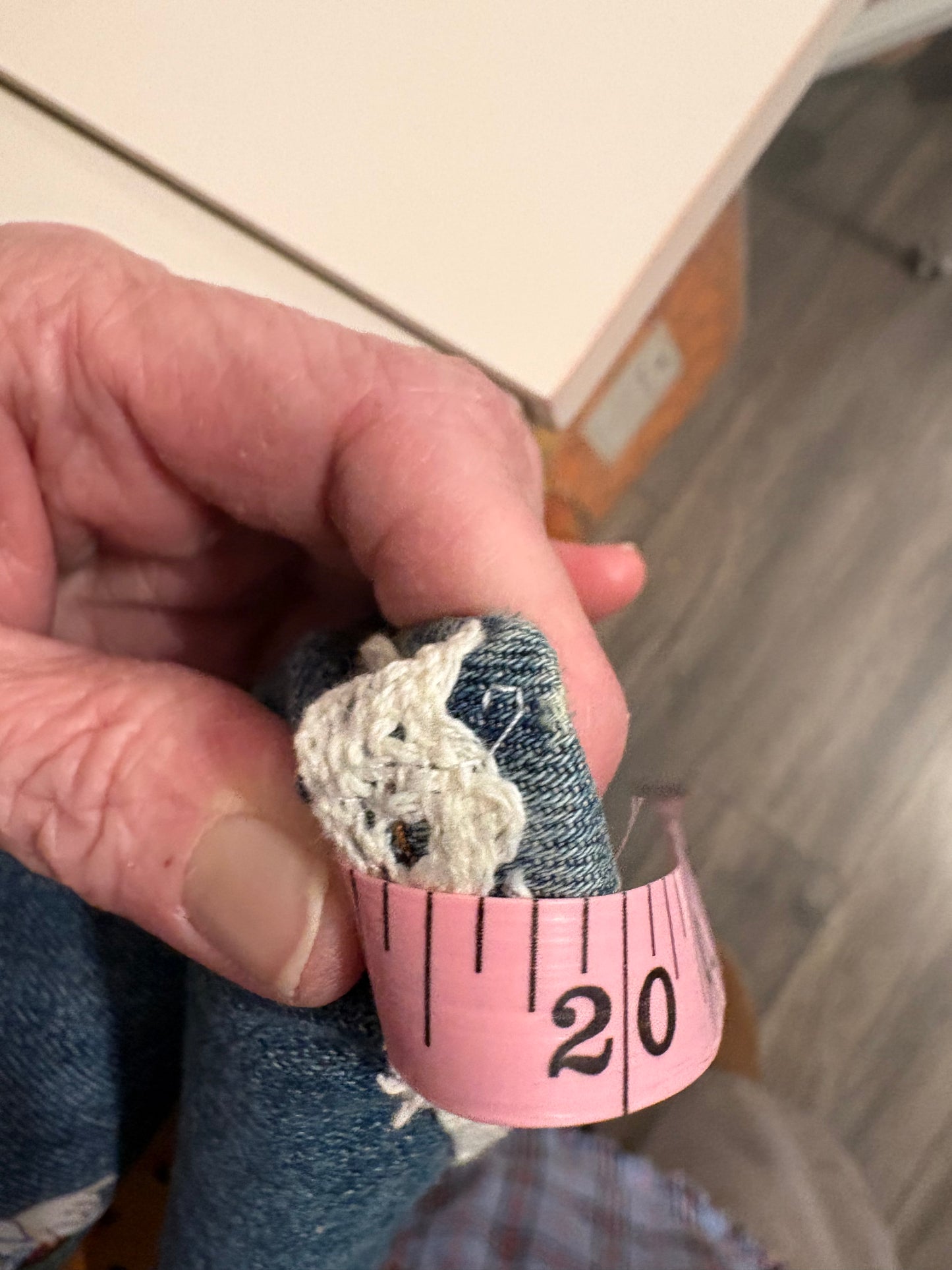 Trixie Refashioned Junk Jean Short Small 2/4