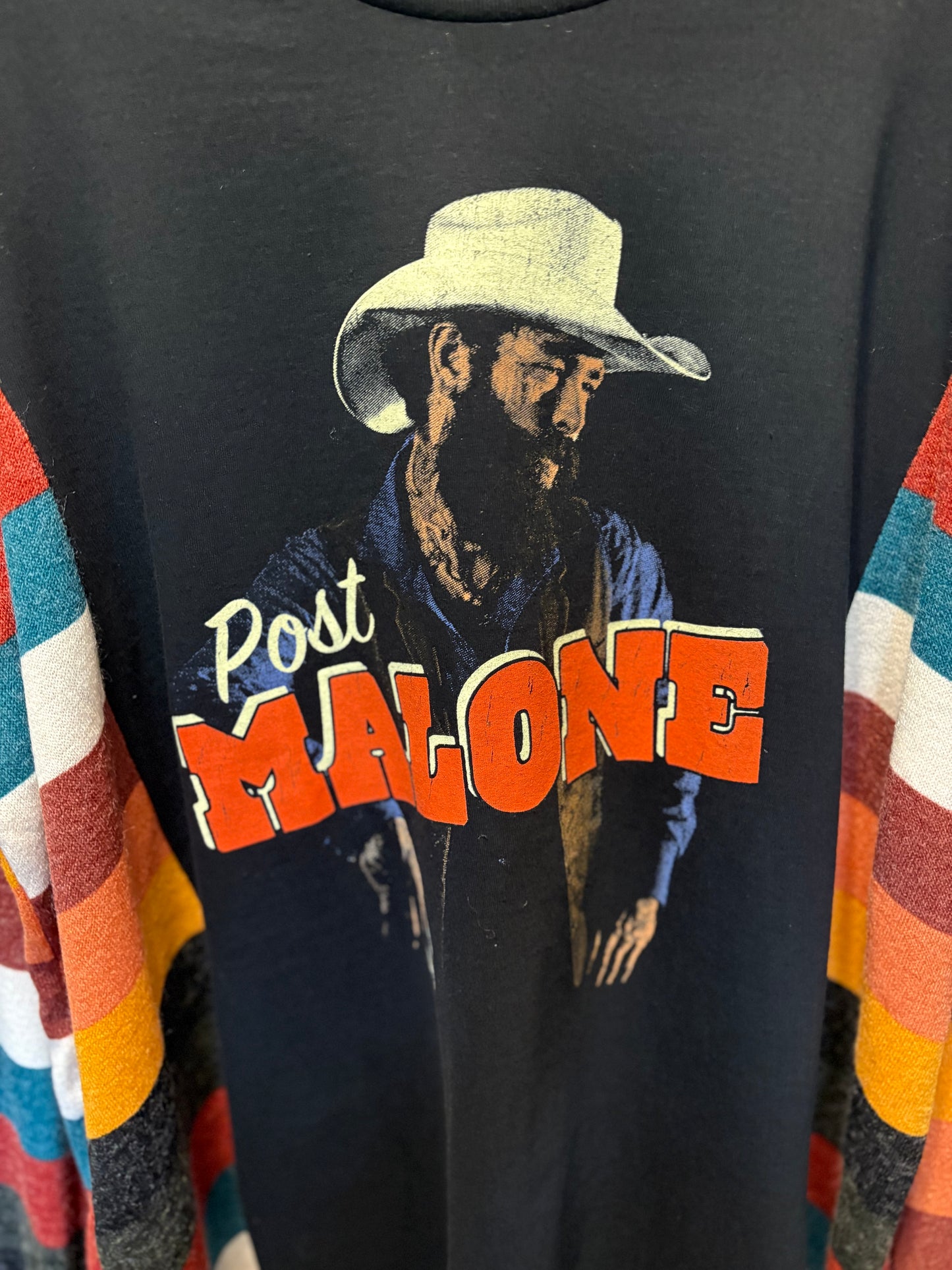 Post Malone Upcycled Tee One Size Fits a Small to XXL